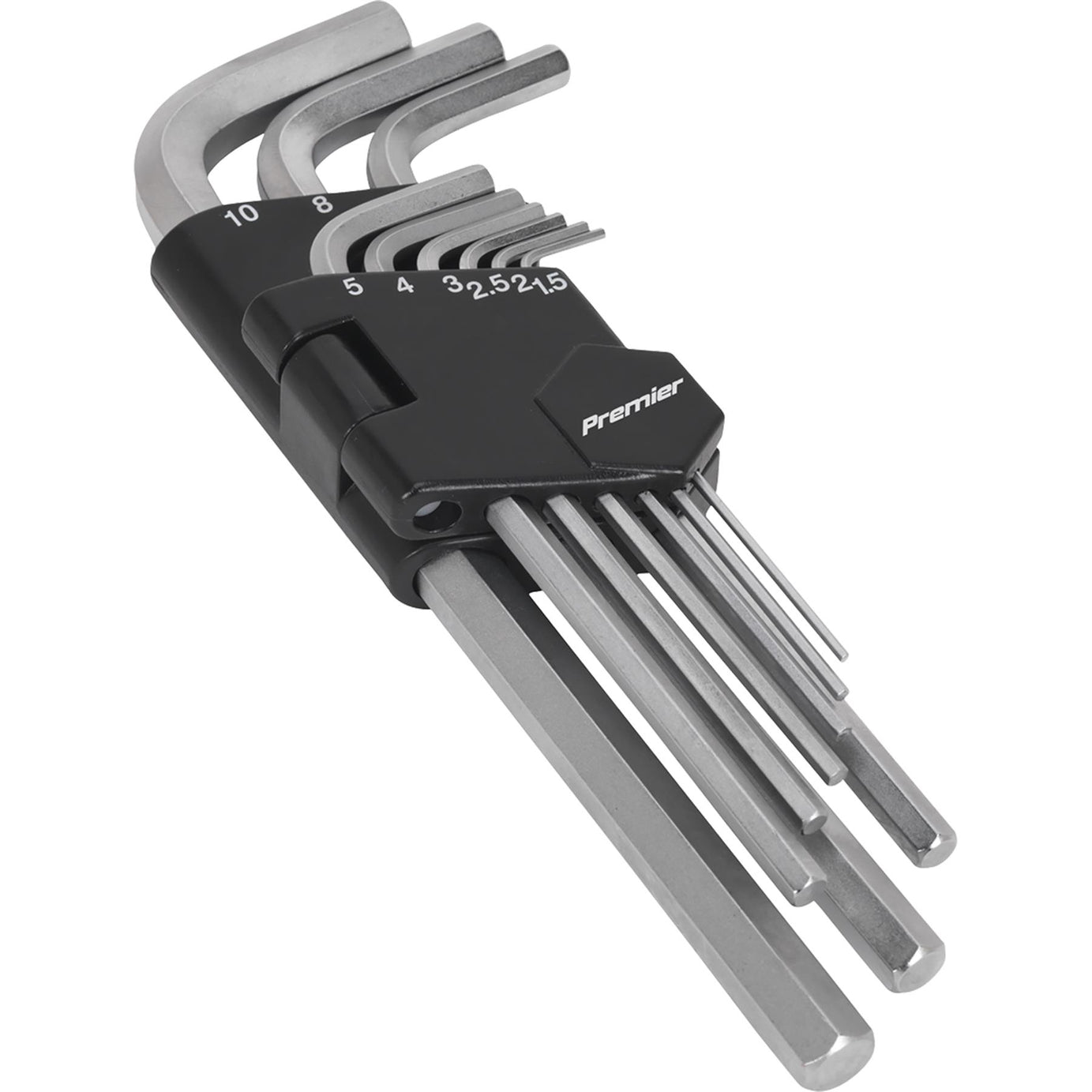 Sealey Hex Key Set 9pc Long Metric