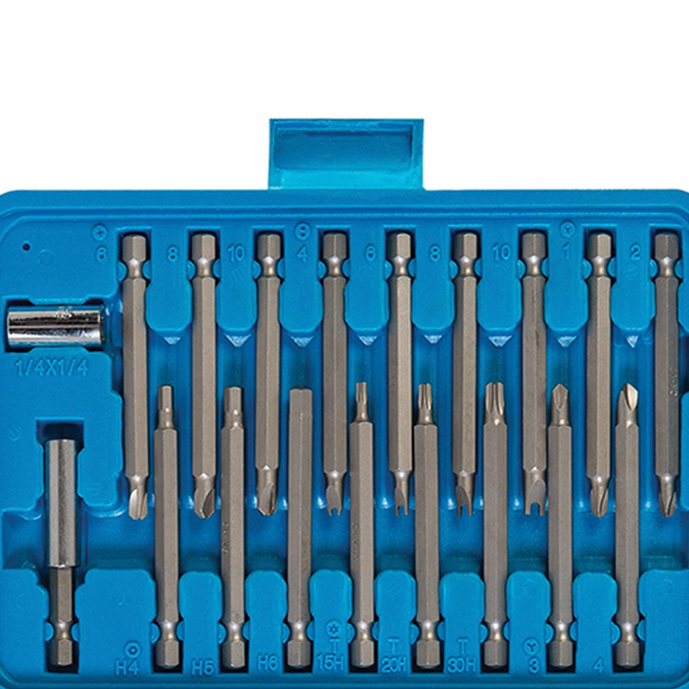 98Pce 1/4" Hex Security Bit Set Screwdriver Power Chrome Vanadium Steel