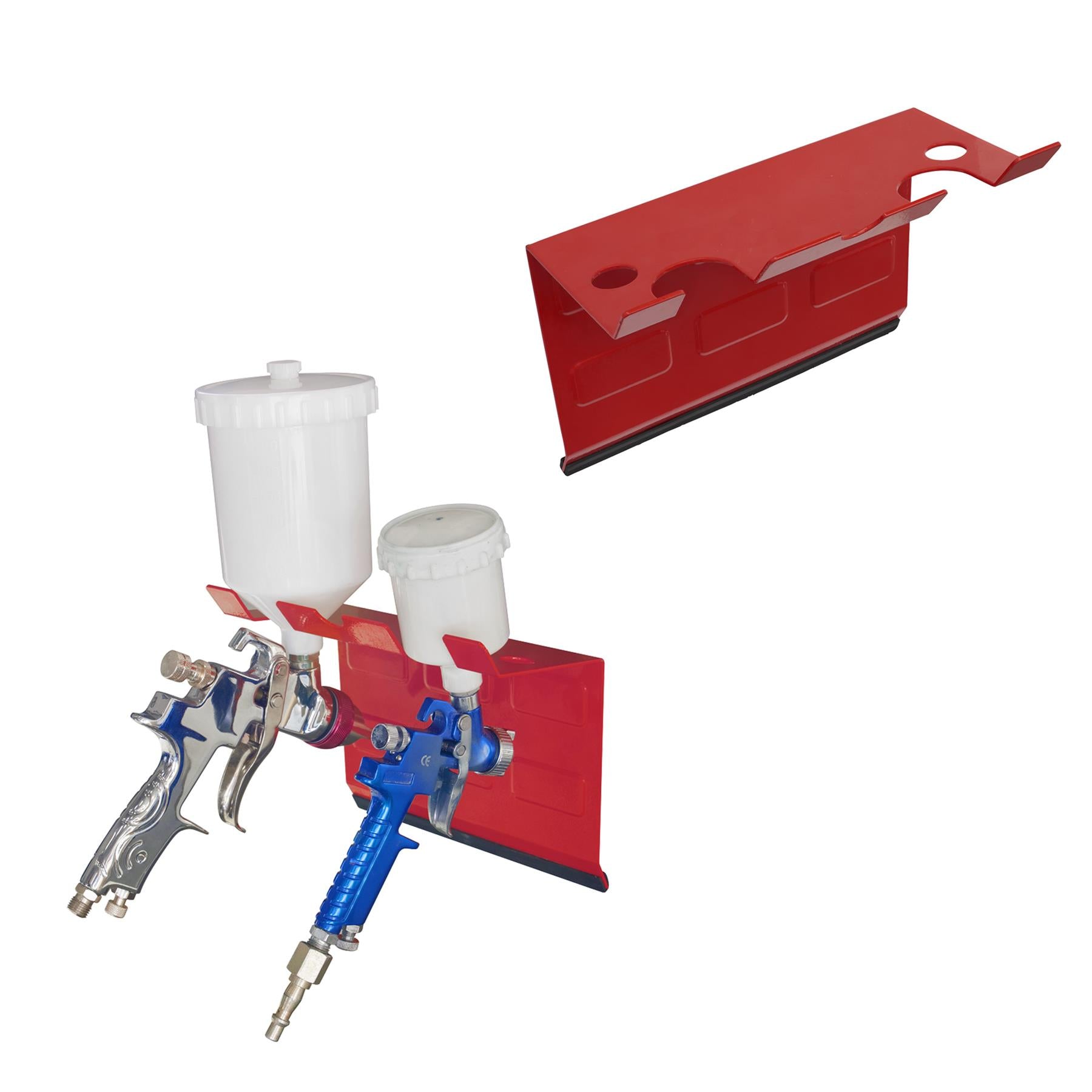 Sealey Magnetic Spray Gun Holder - 2 Gun