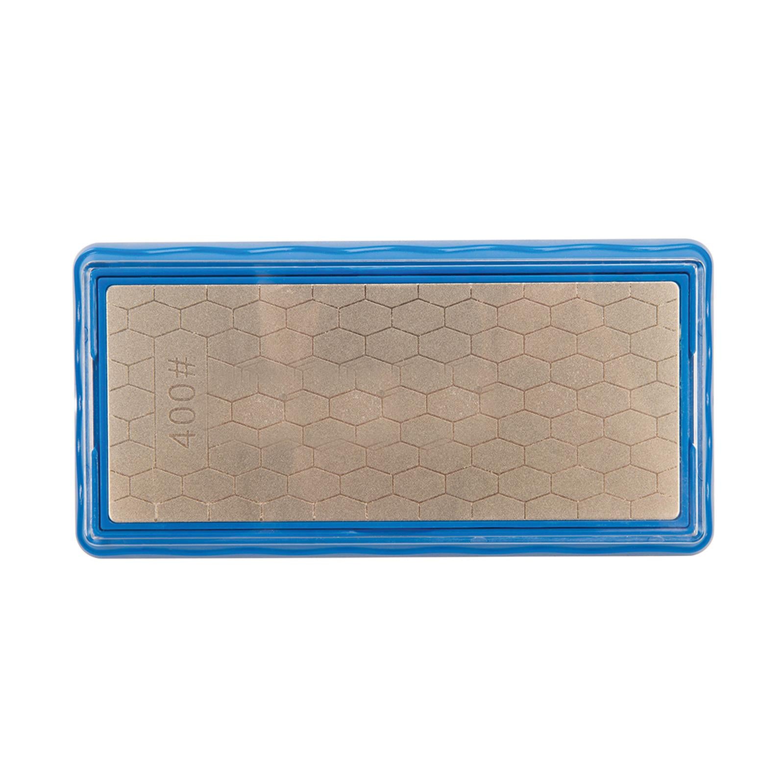 Double-sided Diamond Bench Stone Coarse Side 400 And Fine Side 1000 Grit.