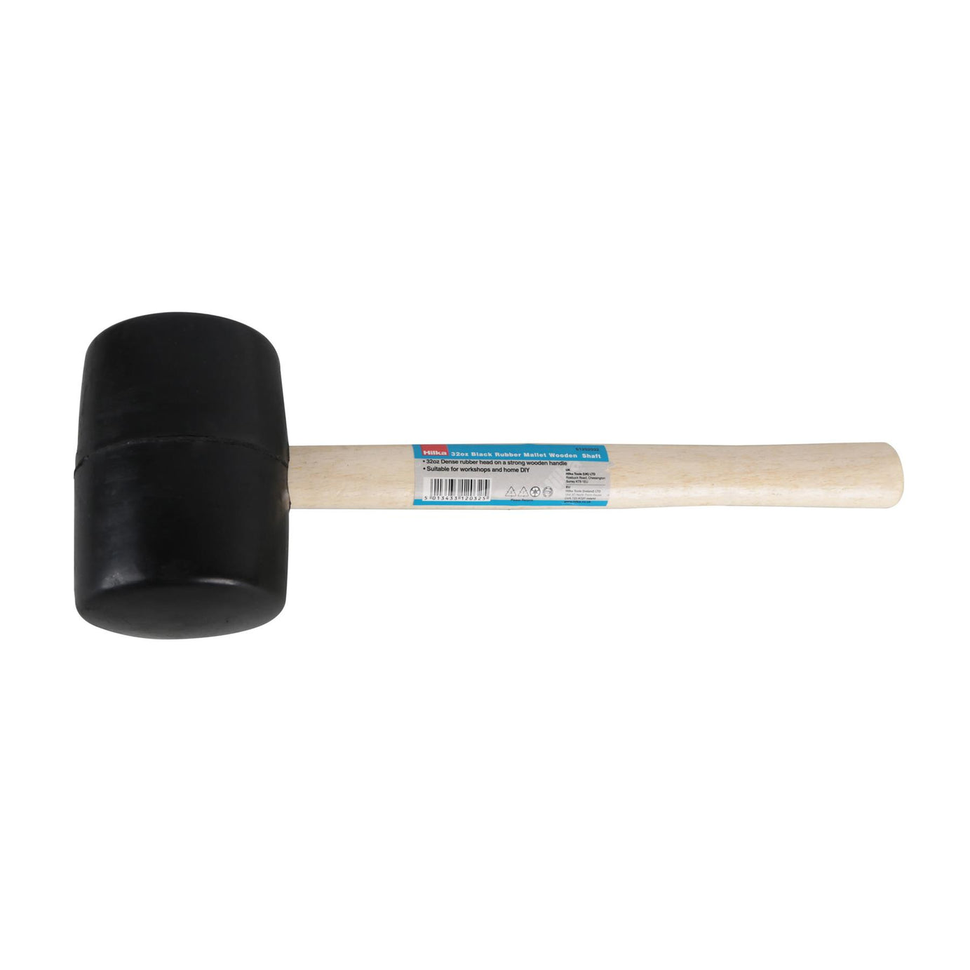 black rubber mallet