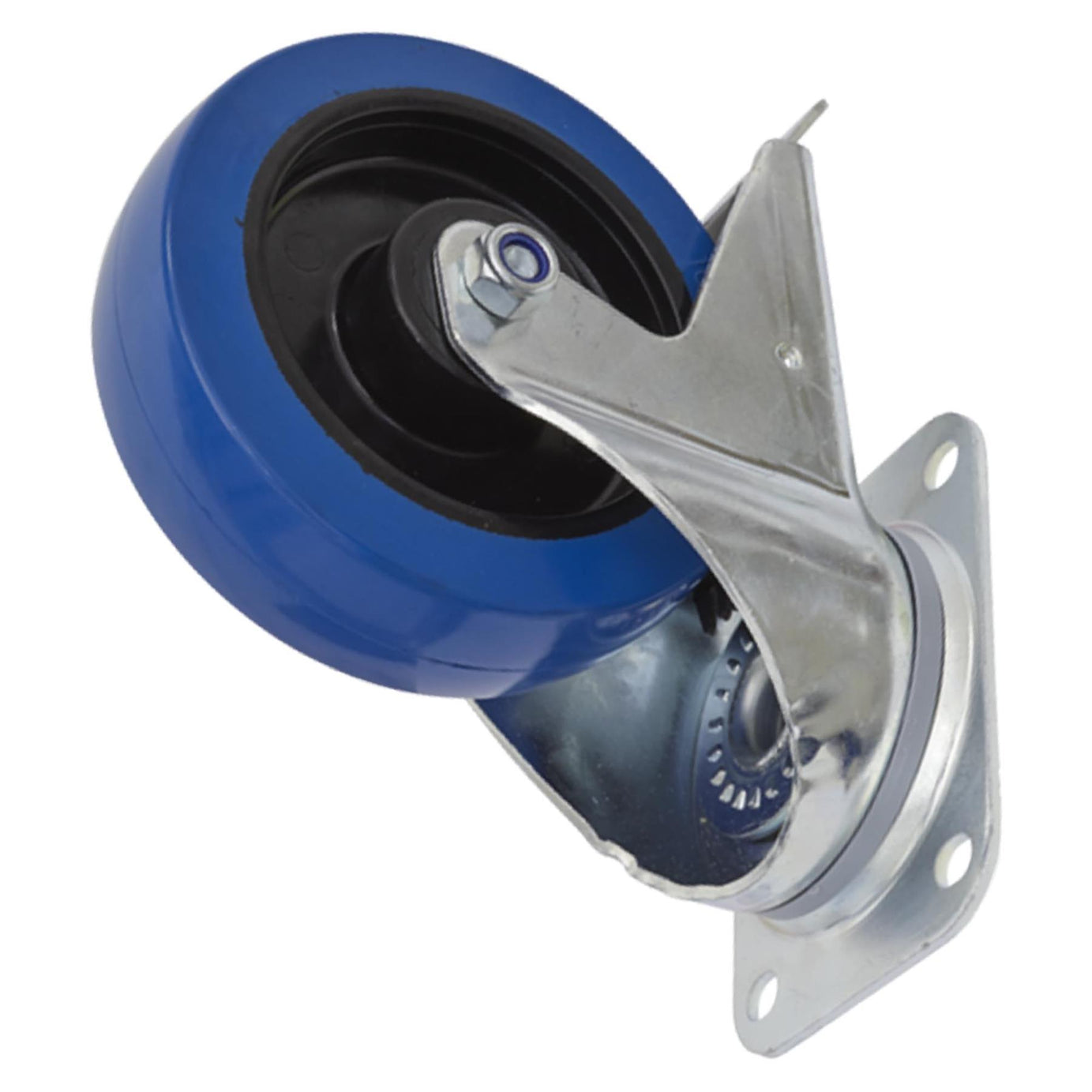 Sealey Castor Wheel Swivel Plate with Total Lock 160mm