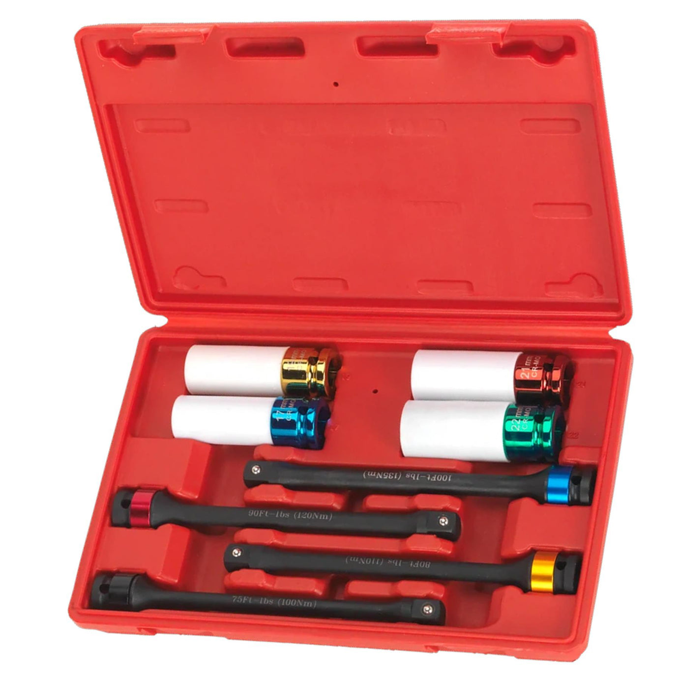 Sealey Torque Stick & Alloy Wheel Impact Socket Set 8pc 1/2"Sq Dr
