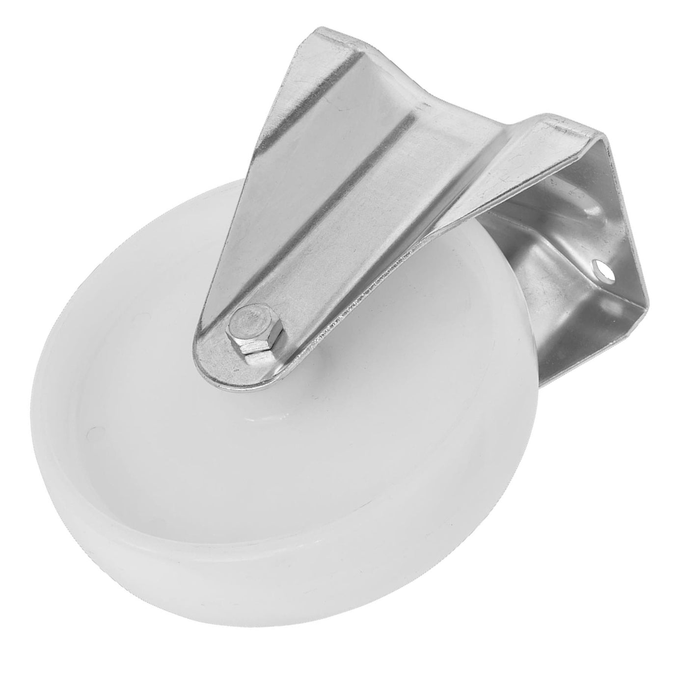Sealey Heavy-Duty Nylon Fixed Plate Castor Wheel 100mm - Trade