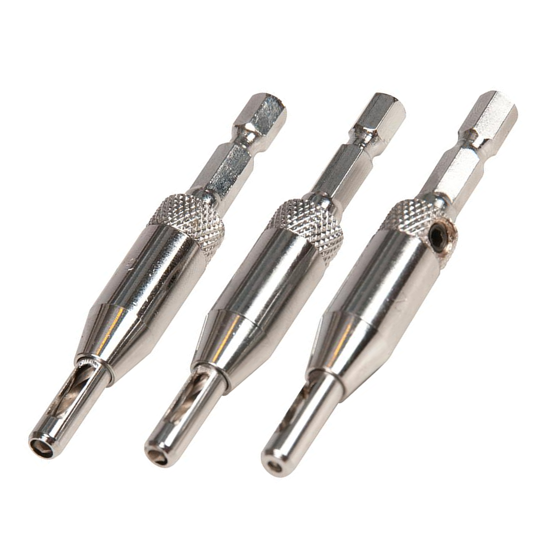Hinge Drill Bit Set 3Pce Internal External Door Alignment Heavy Duty Tool