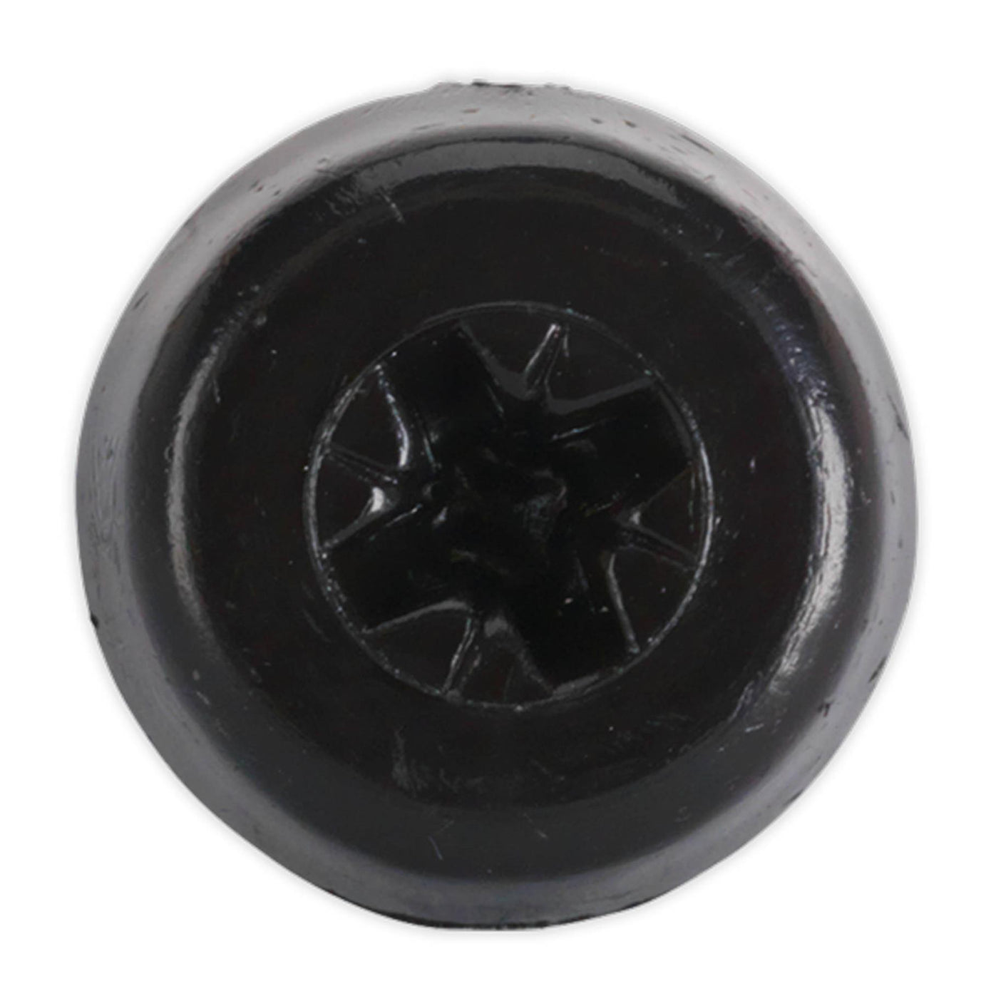 Sealey Numberplate Screw Plastic Head 4.8 x 18mm Black Pack of 50