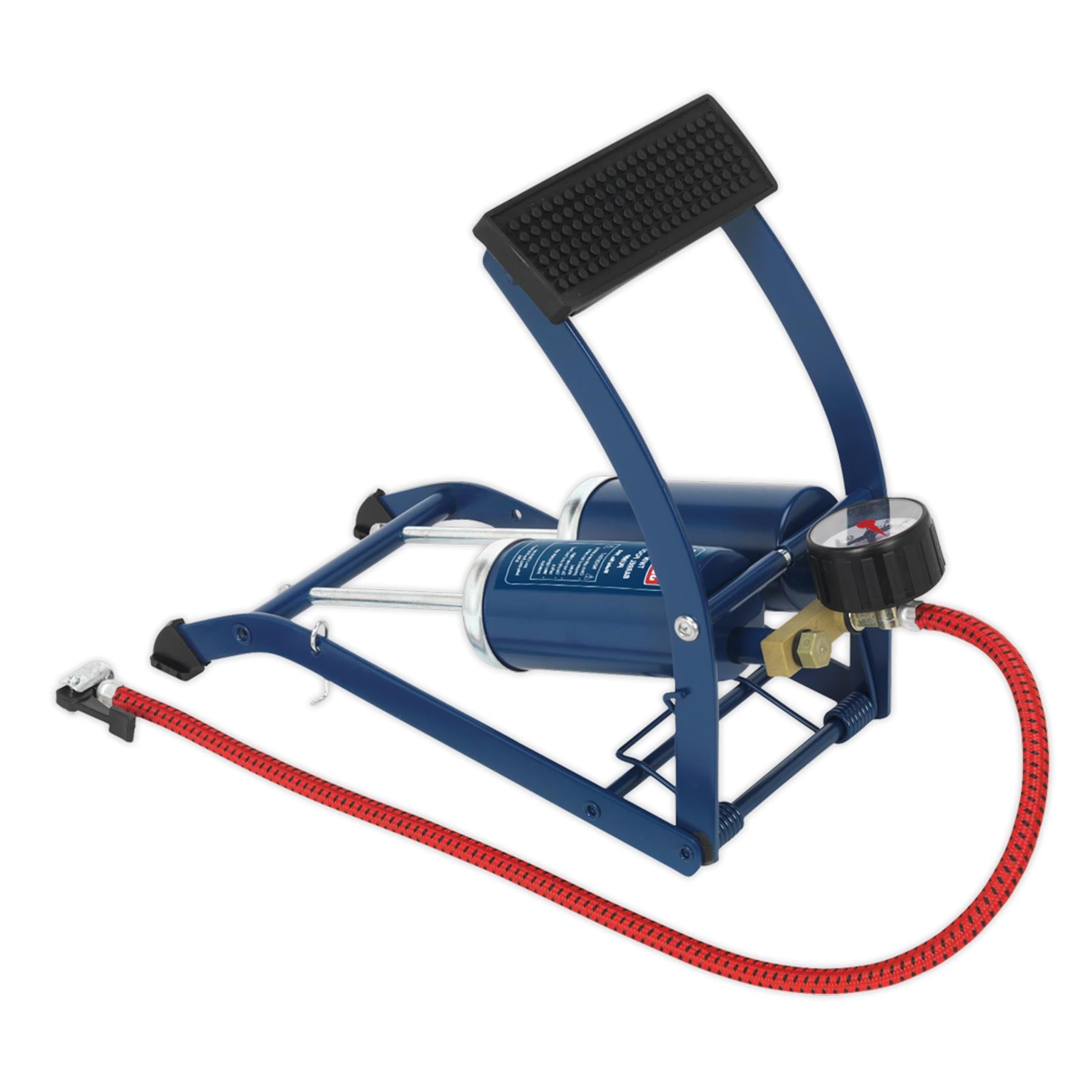Sealey Foot Pump Twin Barrel