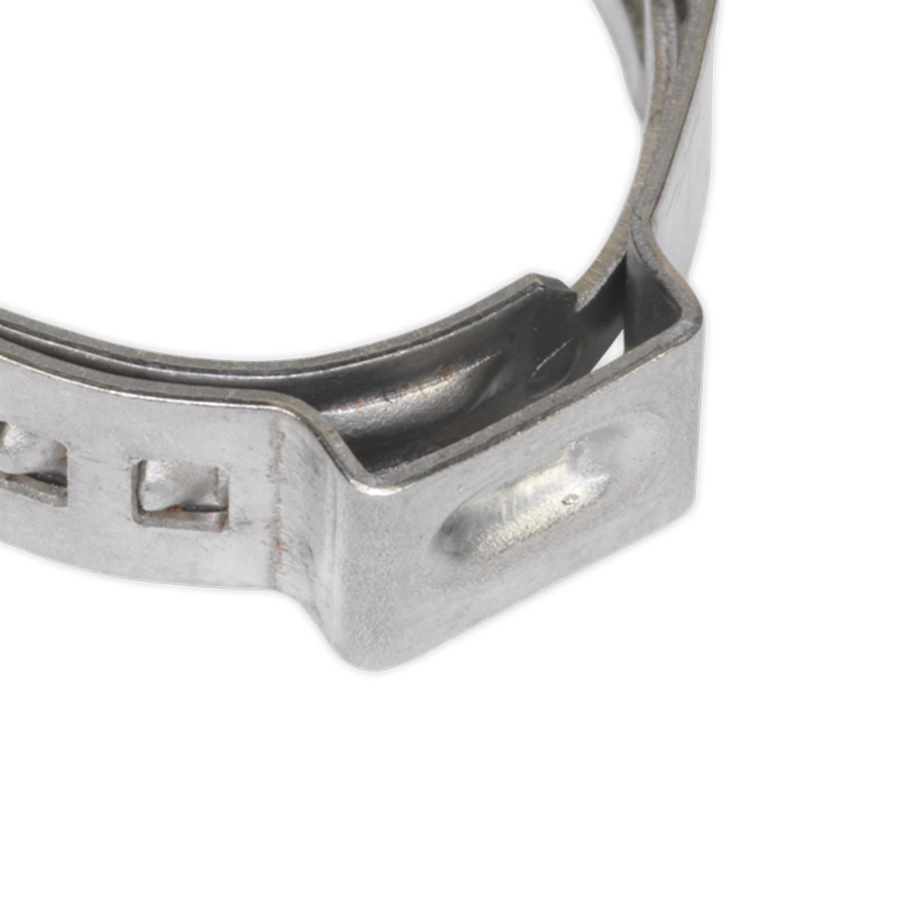 Sealey O-Clip Single Ear 17.8-21mm Pack of 25