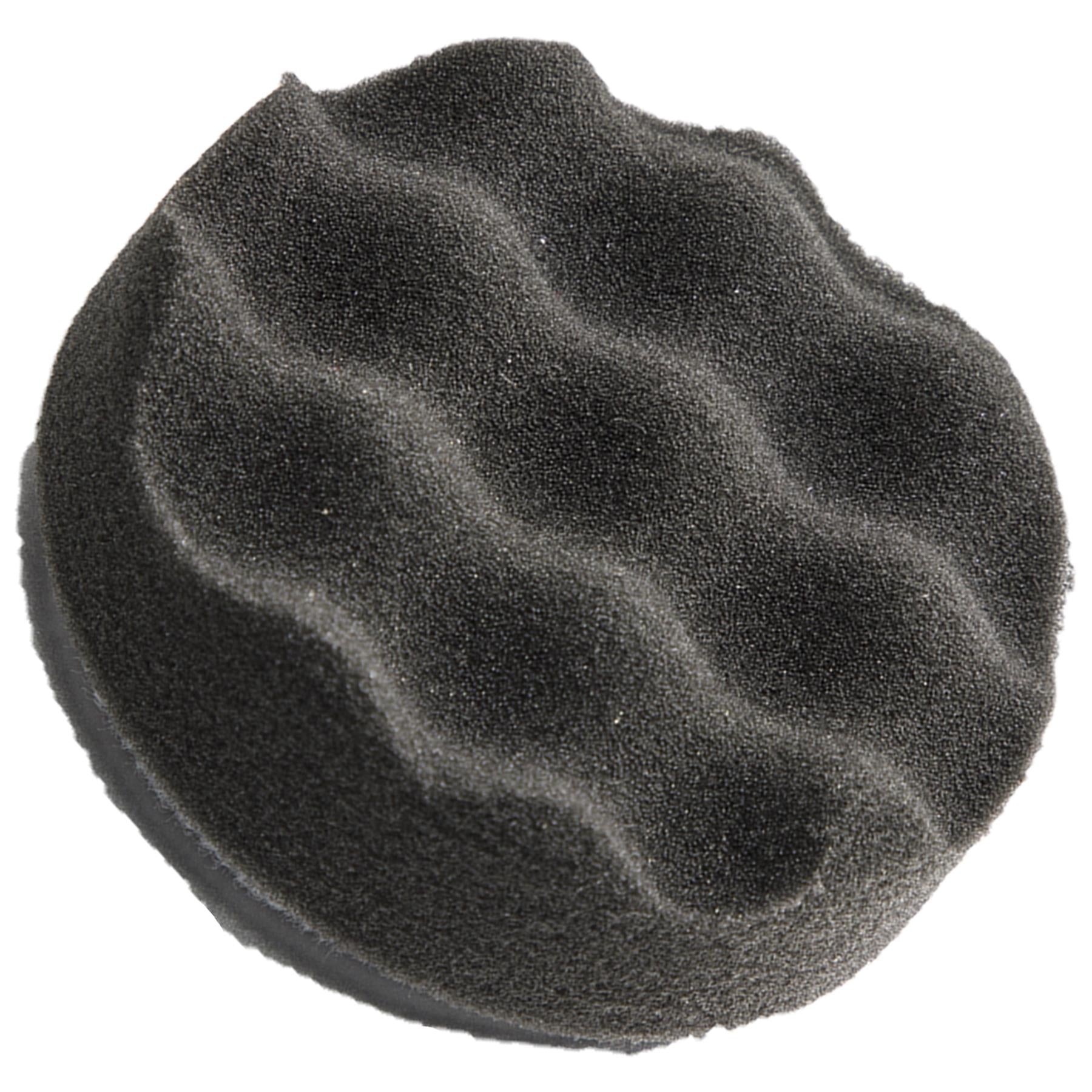 Sealey Buffing & Polishing Foam Head Hook & Loop 80x25mm Black/Soft