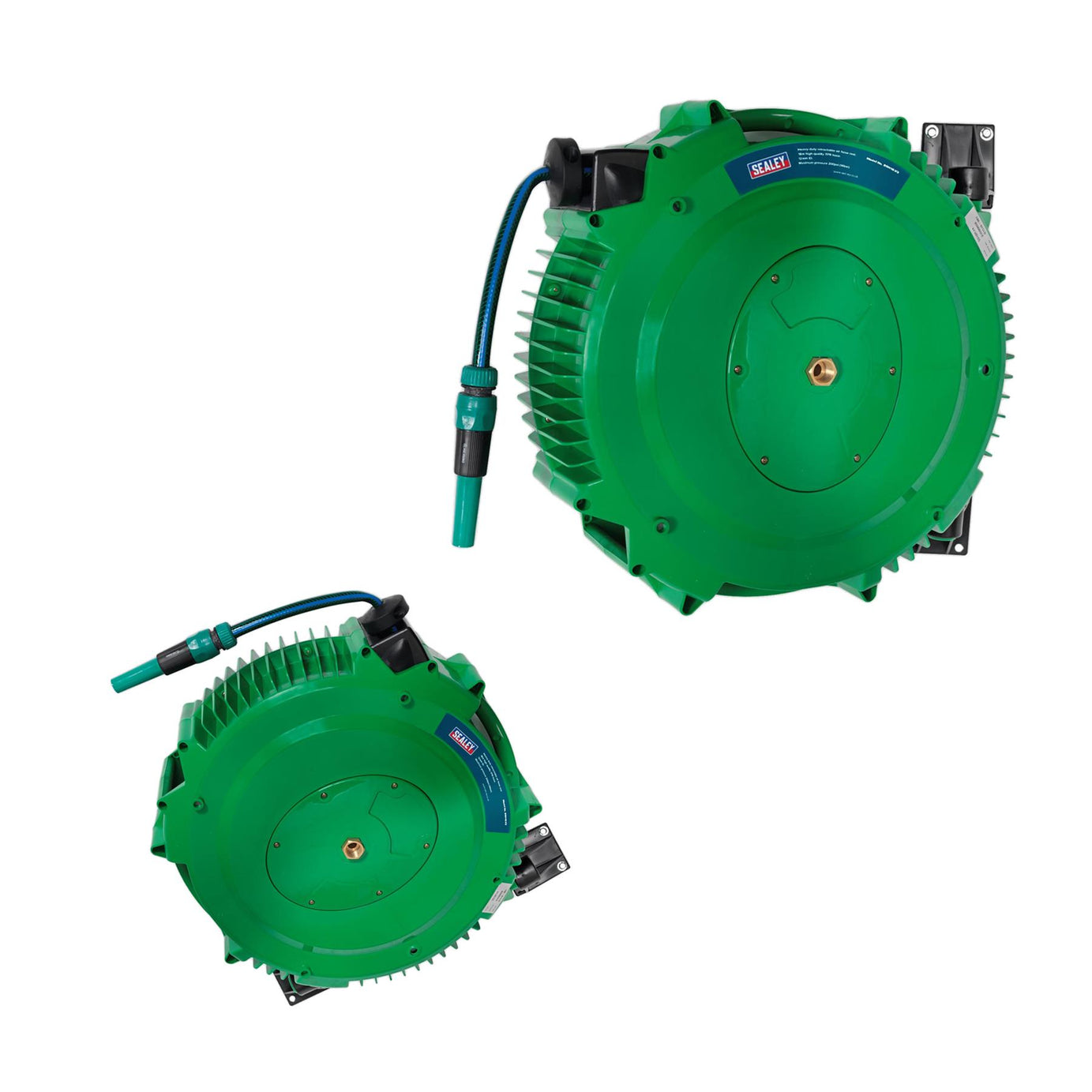 Sealey Retractable Water Hose Reel 18m 12mm ID PVC Hose