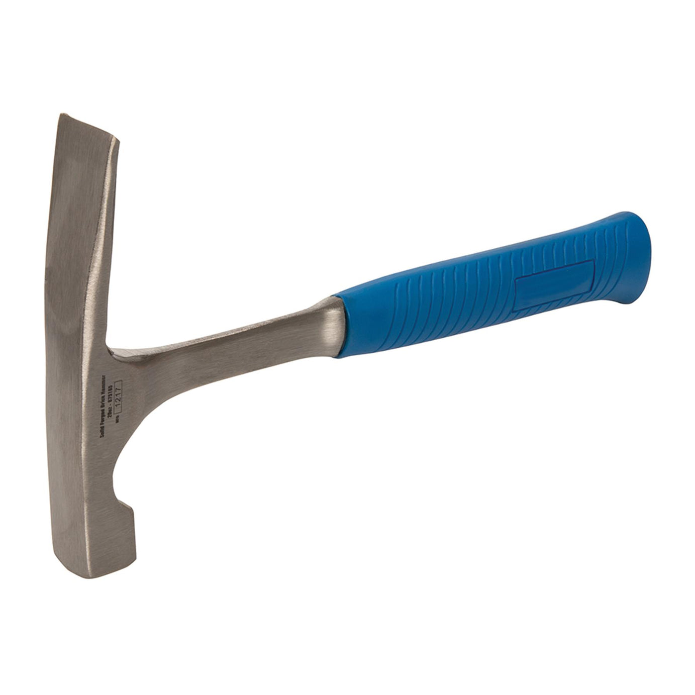 Solid Forged Brick Hammer - 20Oz (567G) Impact-Absorbent Non-Slip Rubber Handle