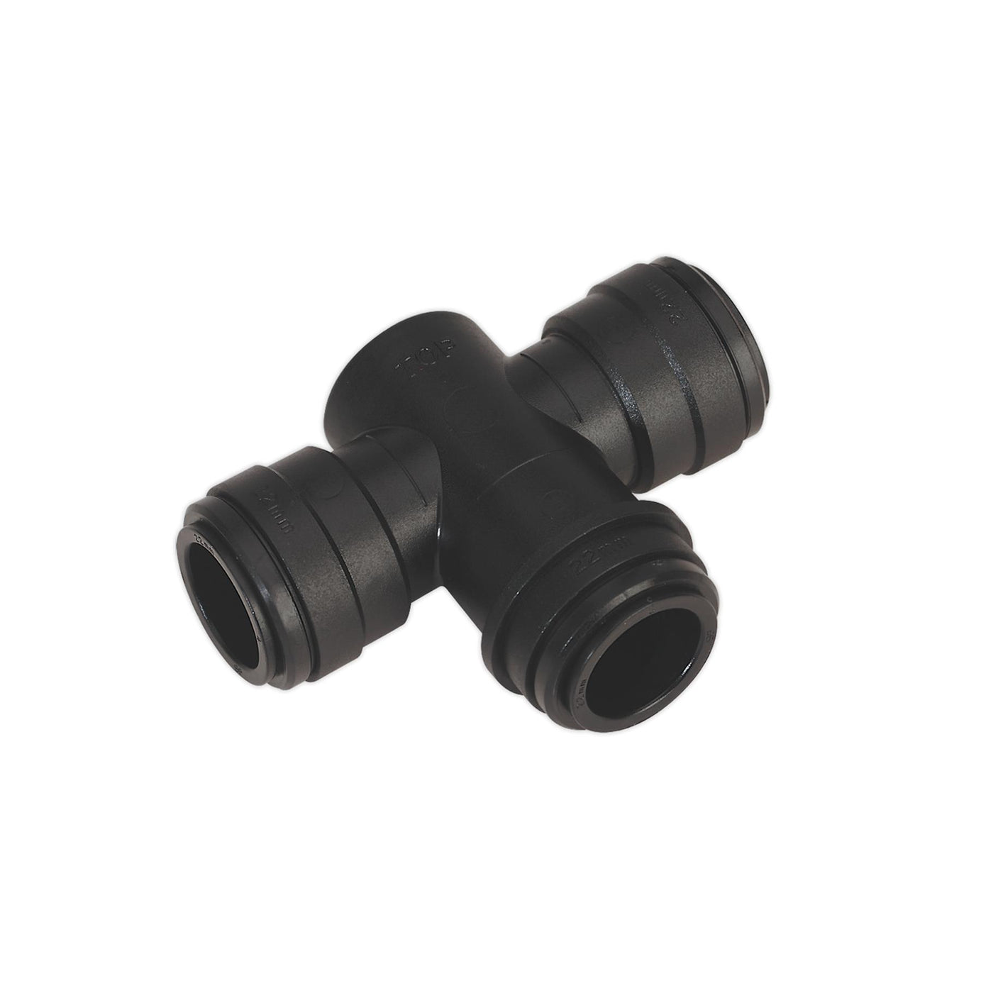 Sealey Equal Water Trap Tee 22mm (John Guest Speedfit - PMTT22E)
