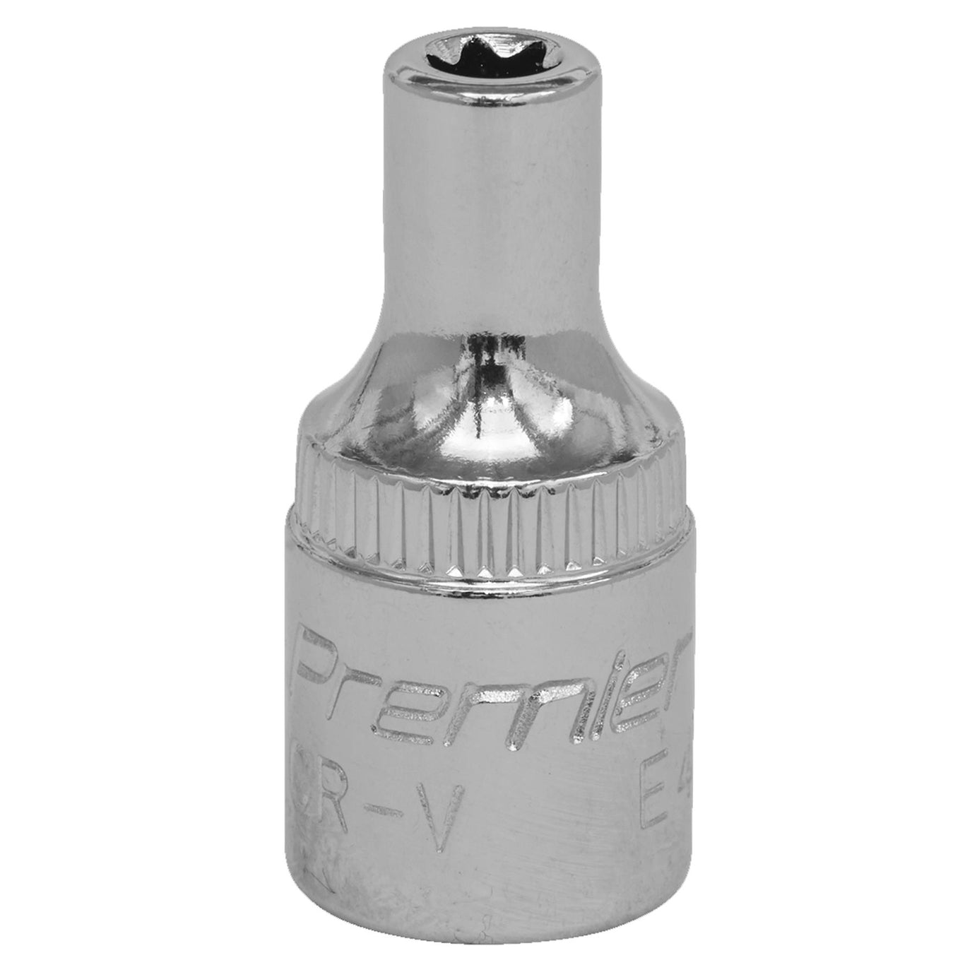 Sealey TRX-Star* Socket E4 1/4"Sq Drive Chrome Vanadium