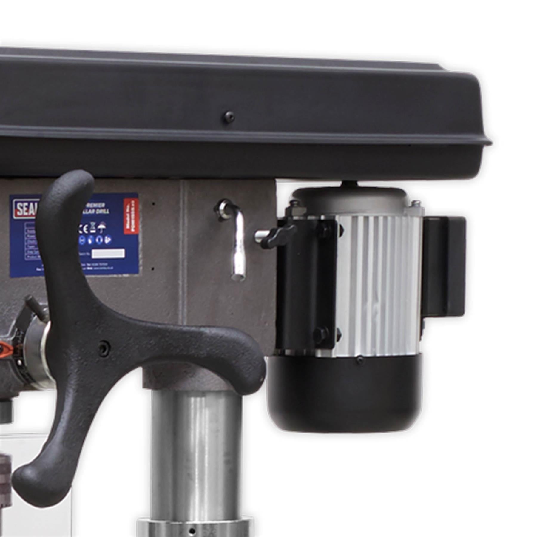 Sealey Pillar Drill Bench 16-Speed 1050mm Height 230V Garage Workshop DIY