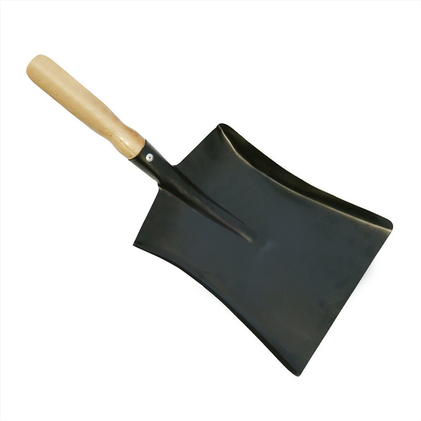 Dust Pan 230mm Strong Steel Cleaning Industrial Safety Pressed Steel Head