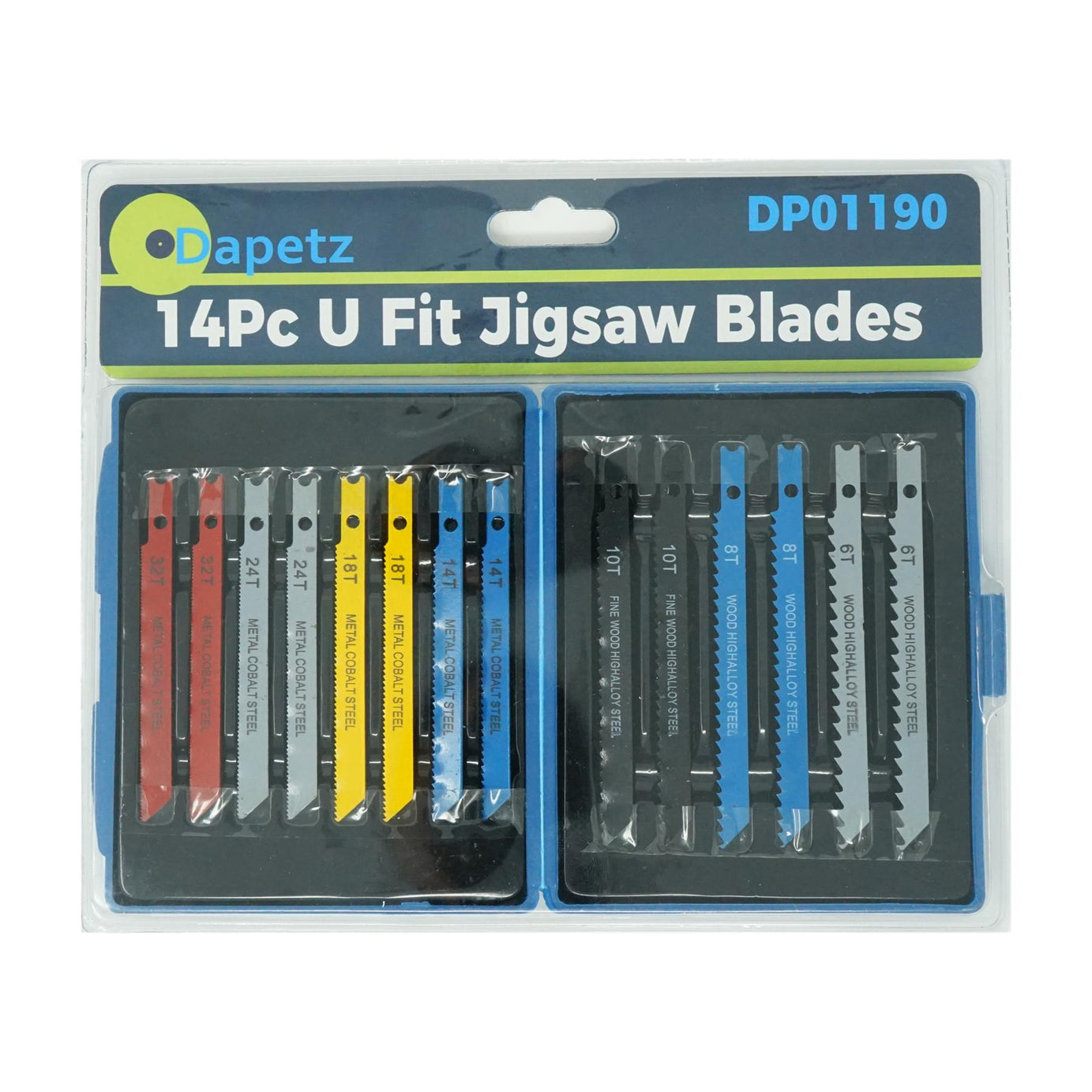 14pc Assorted Jigsaw Blade