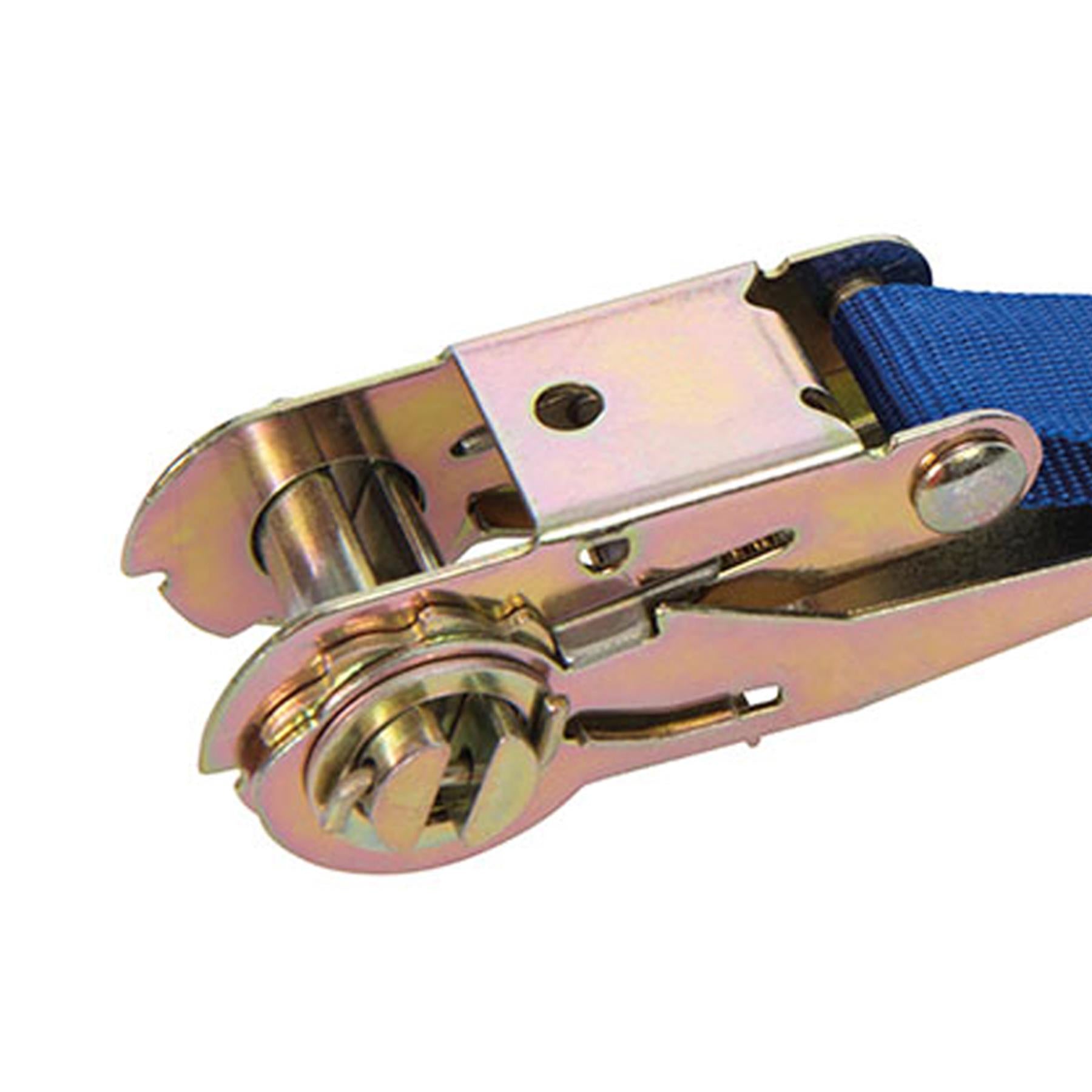 Ratchet Tie Down Strap S-Hook 4.5M X 25mm Rated 150Kg Capacity 375Kg