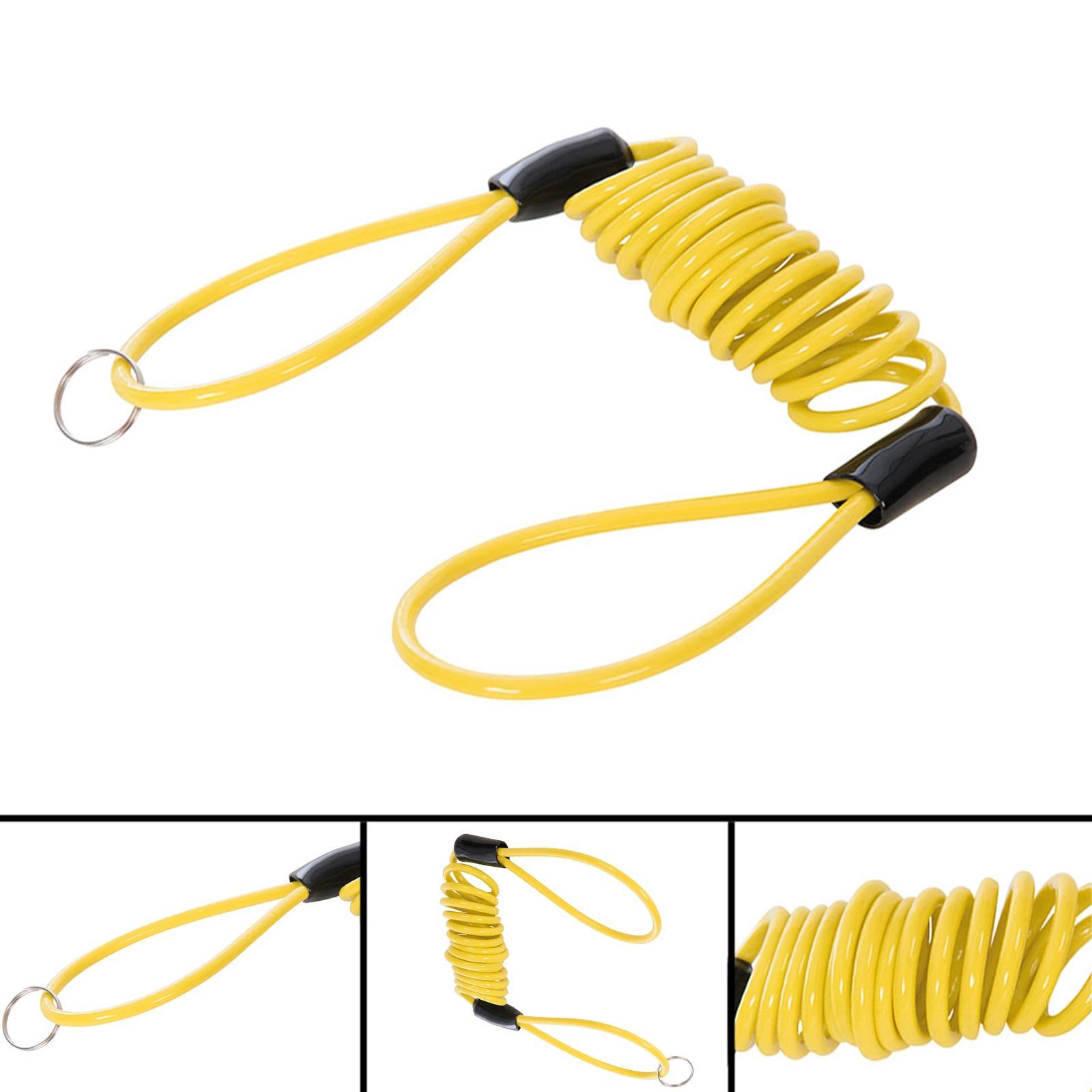 Brand New Quality Motorcycle Motorbike Disc Lock Spring Reminder Quad Cable