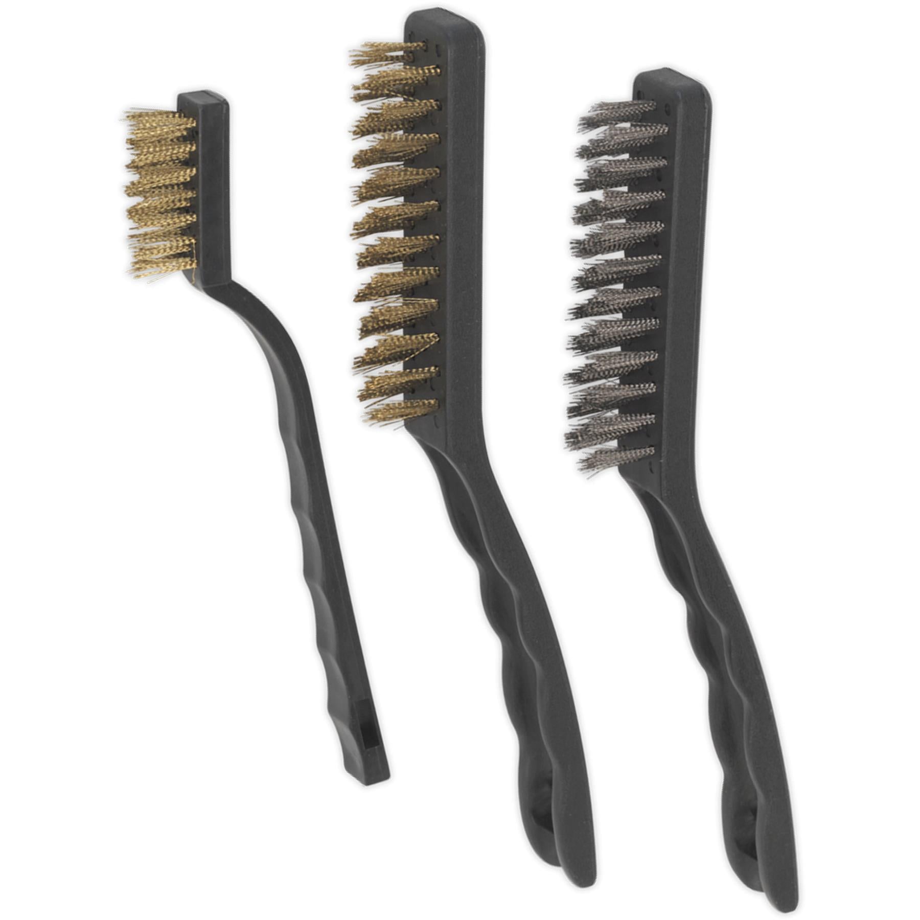Sealey Wire Brush Set Auto Engineer's 3pc