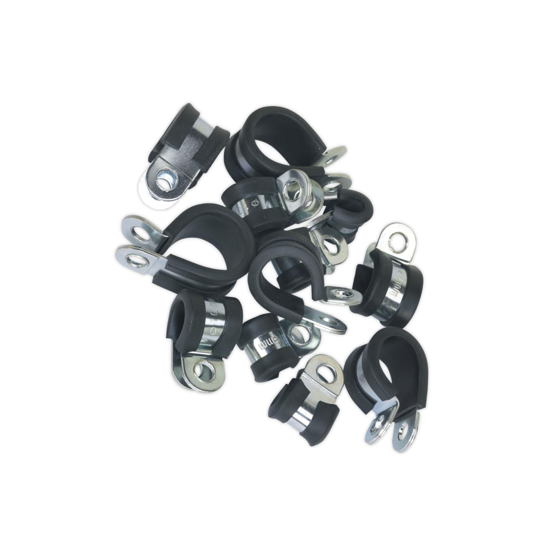 Sealey P-Clip Rubber Lined Assortment 60pc