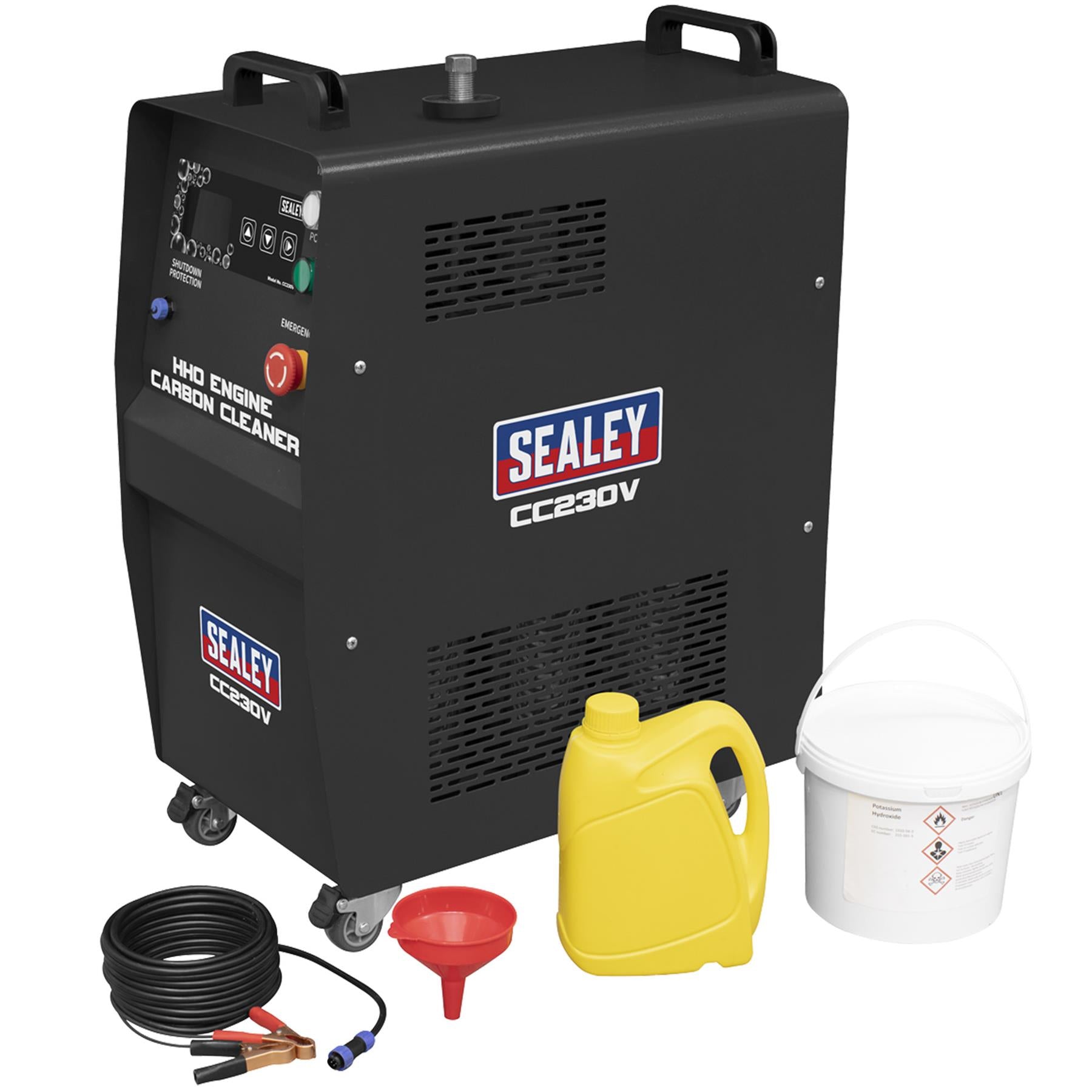 Sealey HHO Engine Carbon Cleaner 230V Charge Activated Machine Shutdown