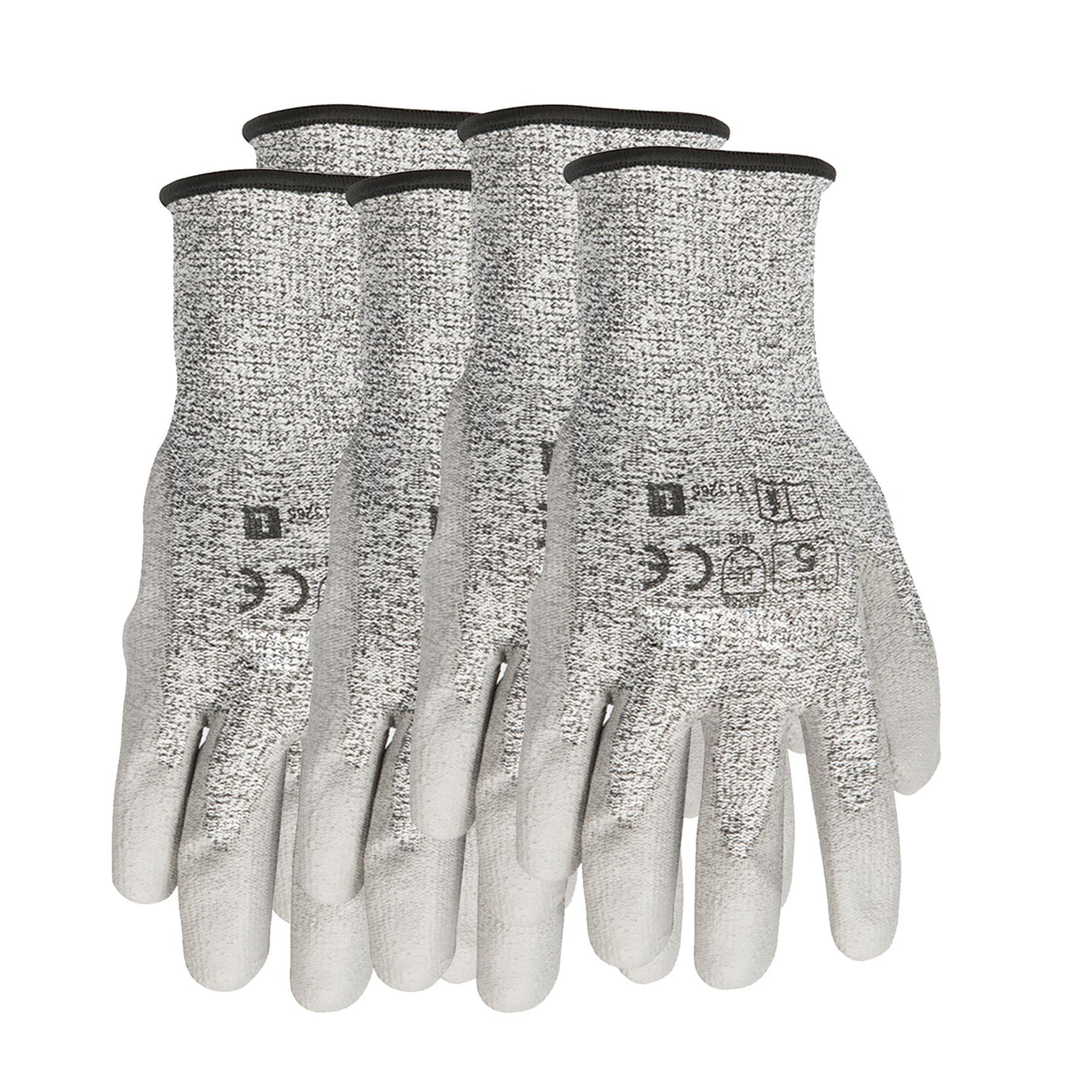 PU Palm Coated Work Gloves Garden Garage Cut Protection Very Strong Durable[Cut 5,10,DP01894]