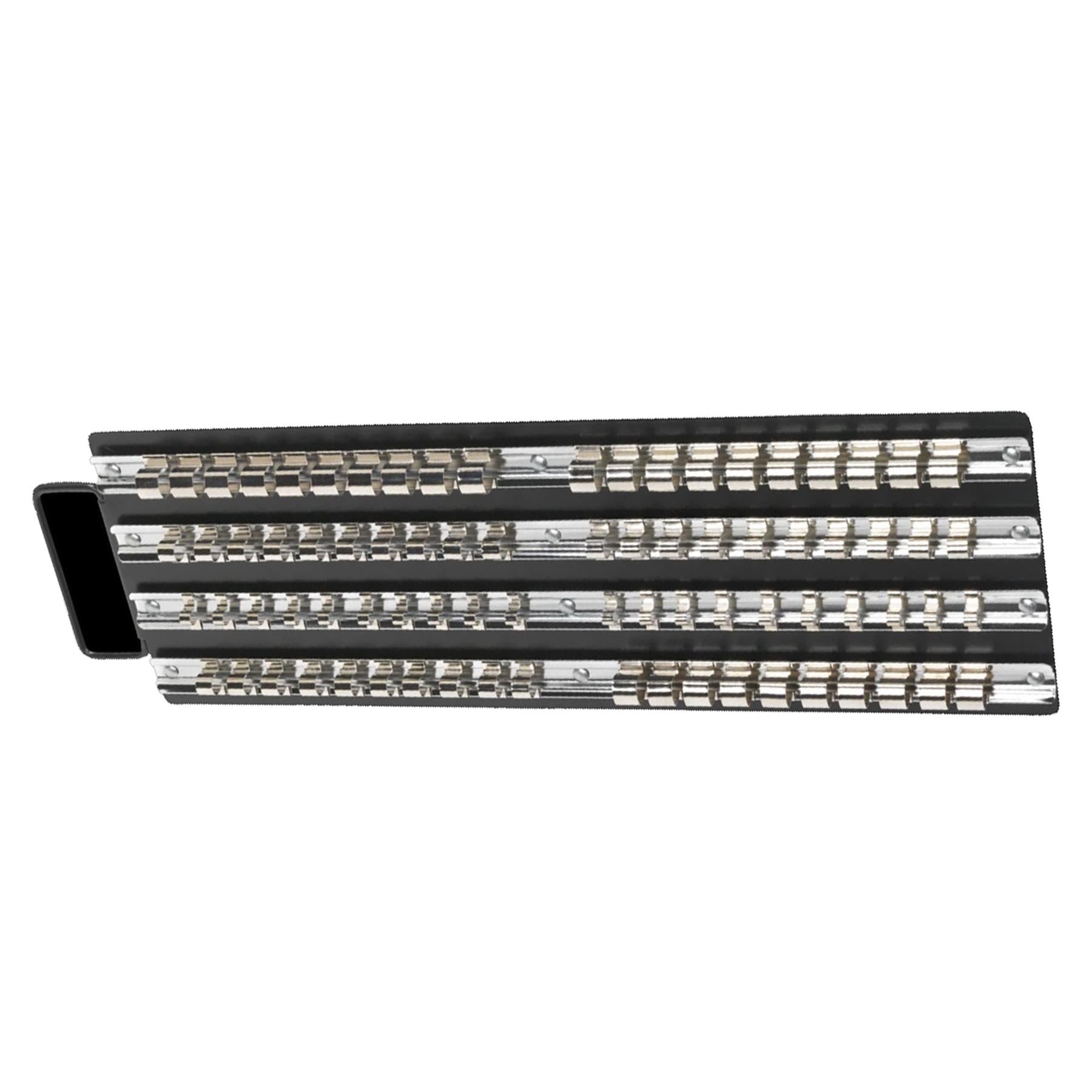 Sealey Socket Rail Tray Black 1/4", 3/8" & 1/2"Sq Drive