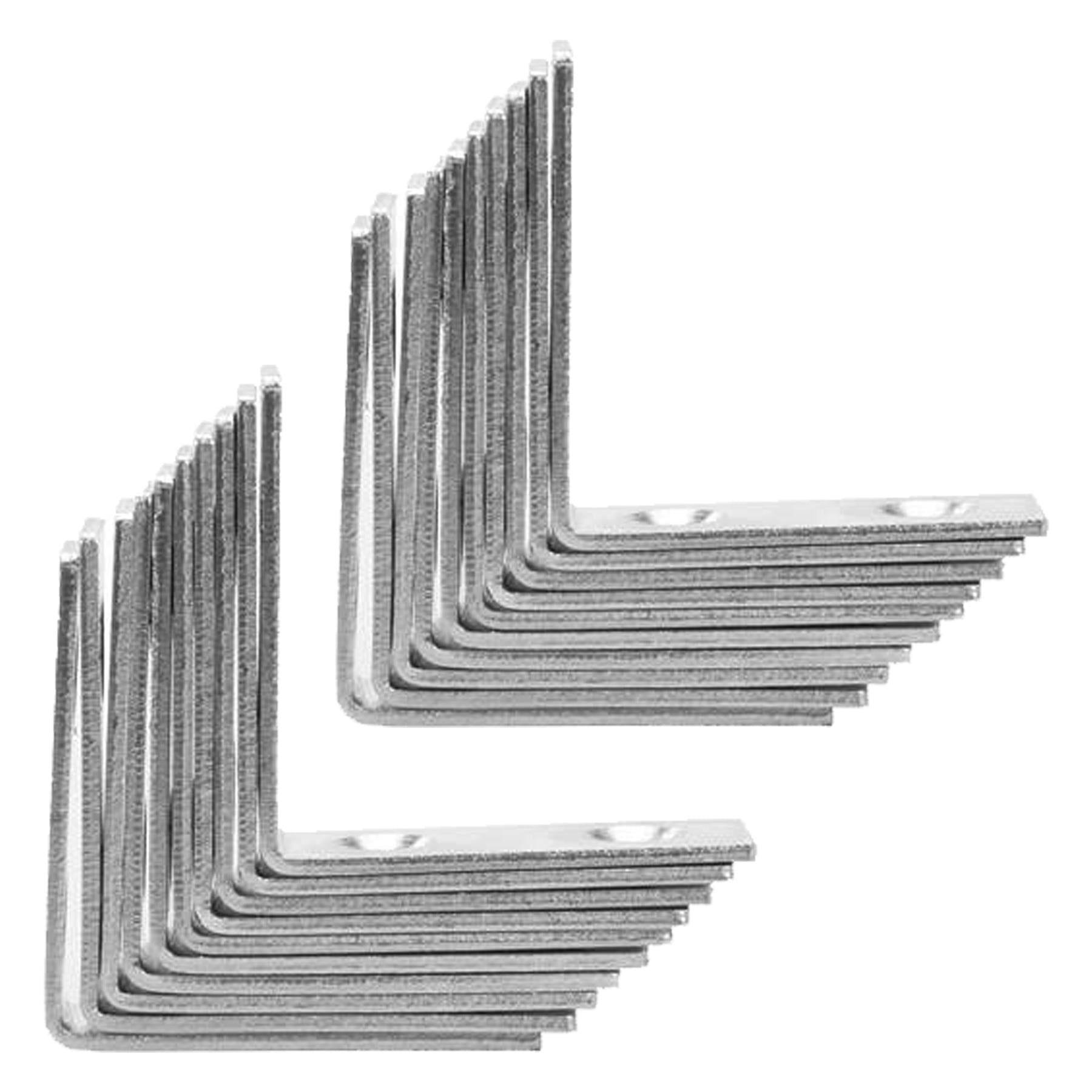 Corner Brace Bracket 90 degree 65 x 1.6 x 16mm Right Angle L shape corner joint connector