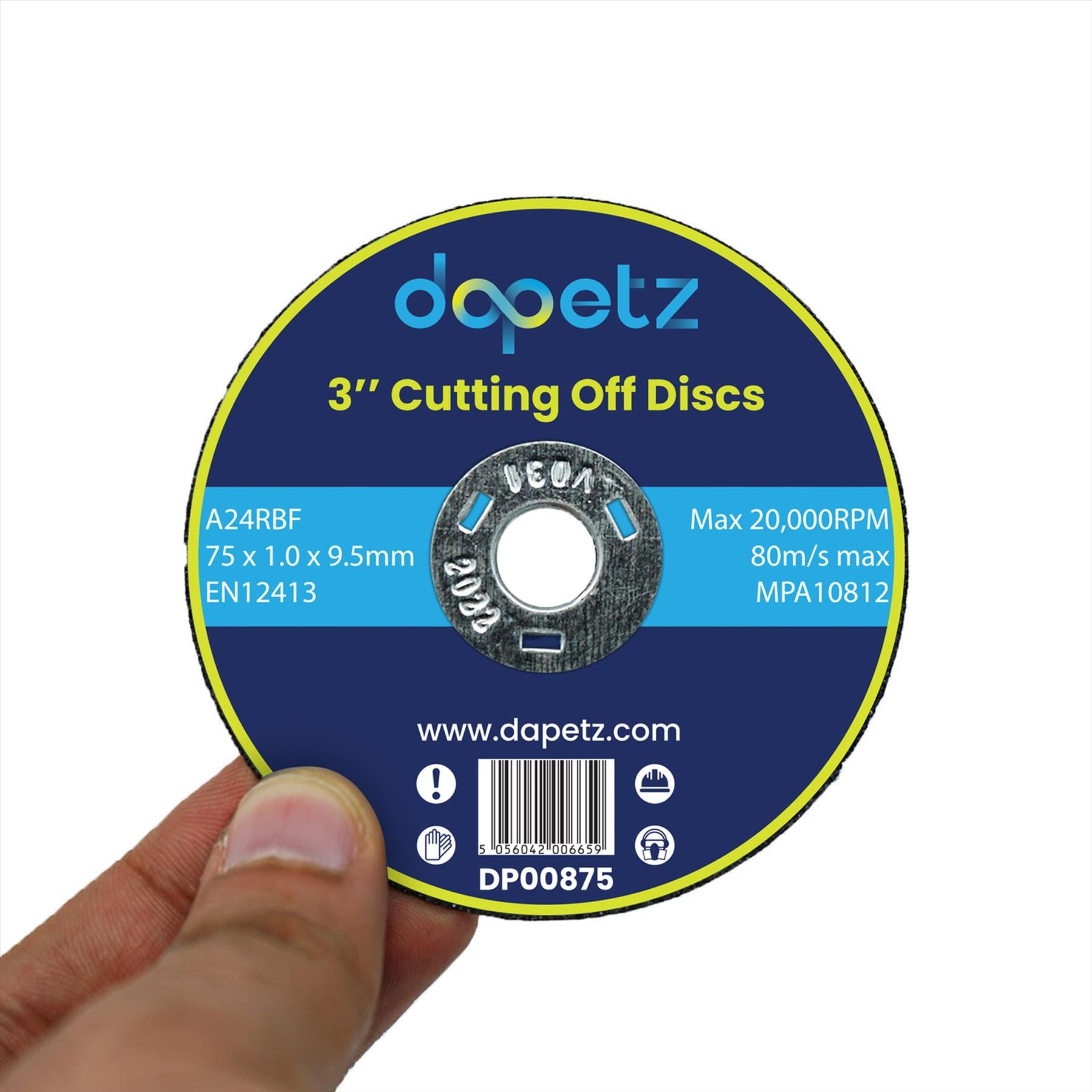 75mm ULTRA THIN METAL CUTTING BLADE DISC STEEL & STAINLESS ANGLE 20Pcs