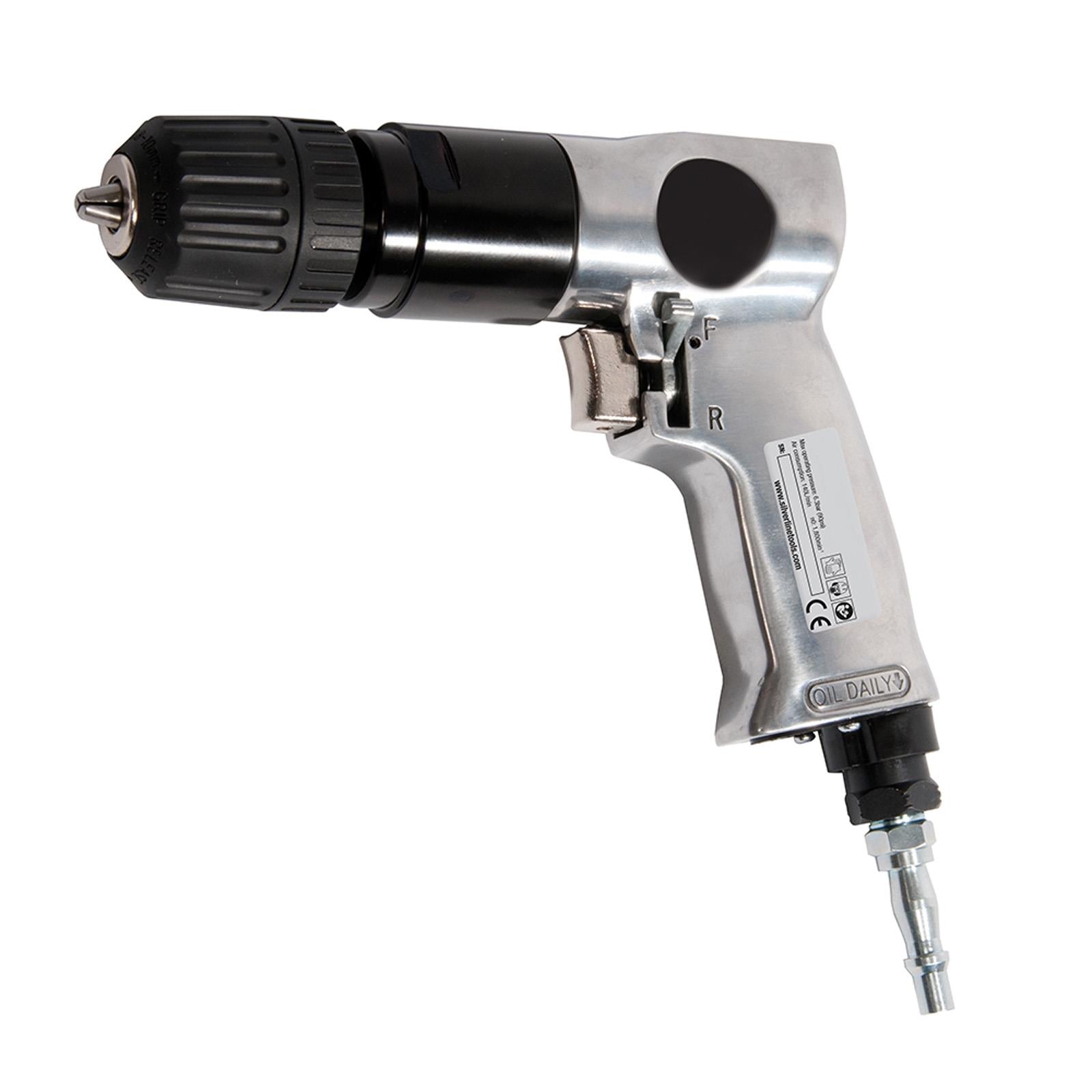 Reversible Air Drill Tool 10mm Keyless Chuck Mechanics No Load Speed 1800Min-1