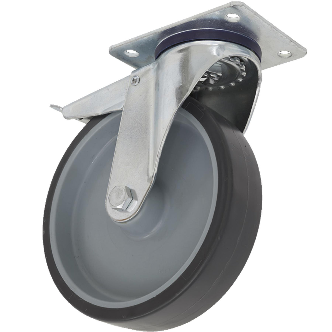 Sealey Medium-Duty Therm Swivel Castor Wheel with Total Lock 100mm