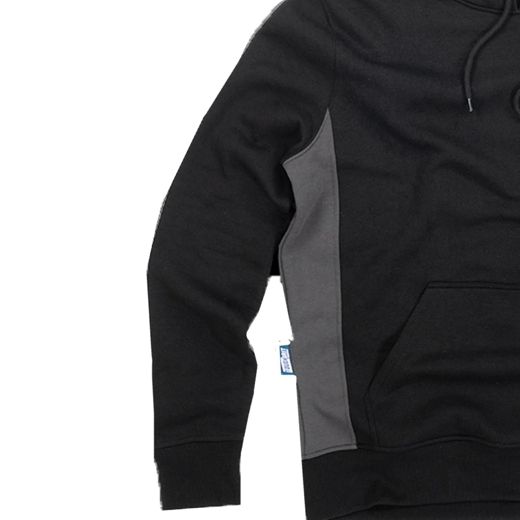 Tough Grit 2-Tone Trade Tech Windproof Hoodie Black/Charcoal XXXL