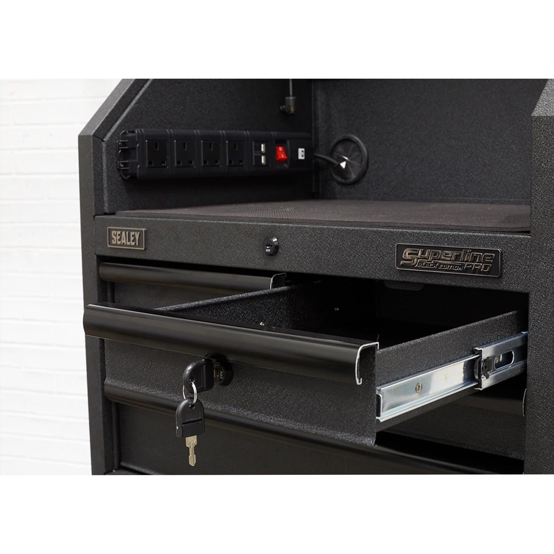 Sealey Topchest 4 Drawer 660mm Soft Close Drawers & Power Strip