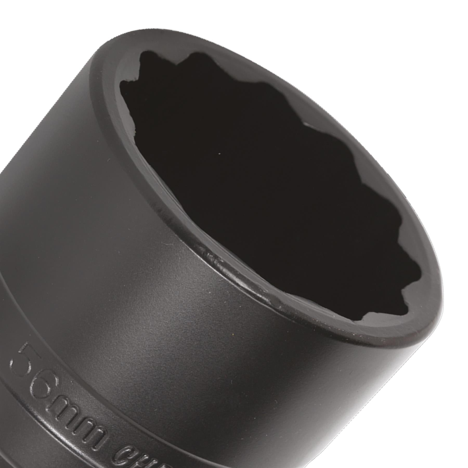 Sealey Impact Socket 56mm Bi-Hex Deep 3/4"Sq Drive