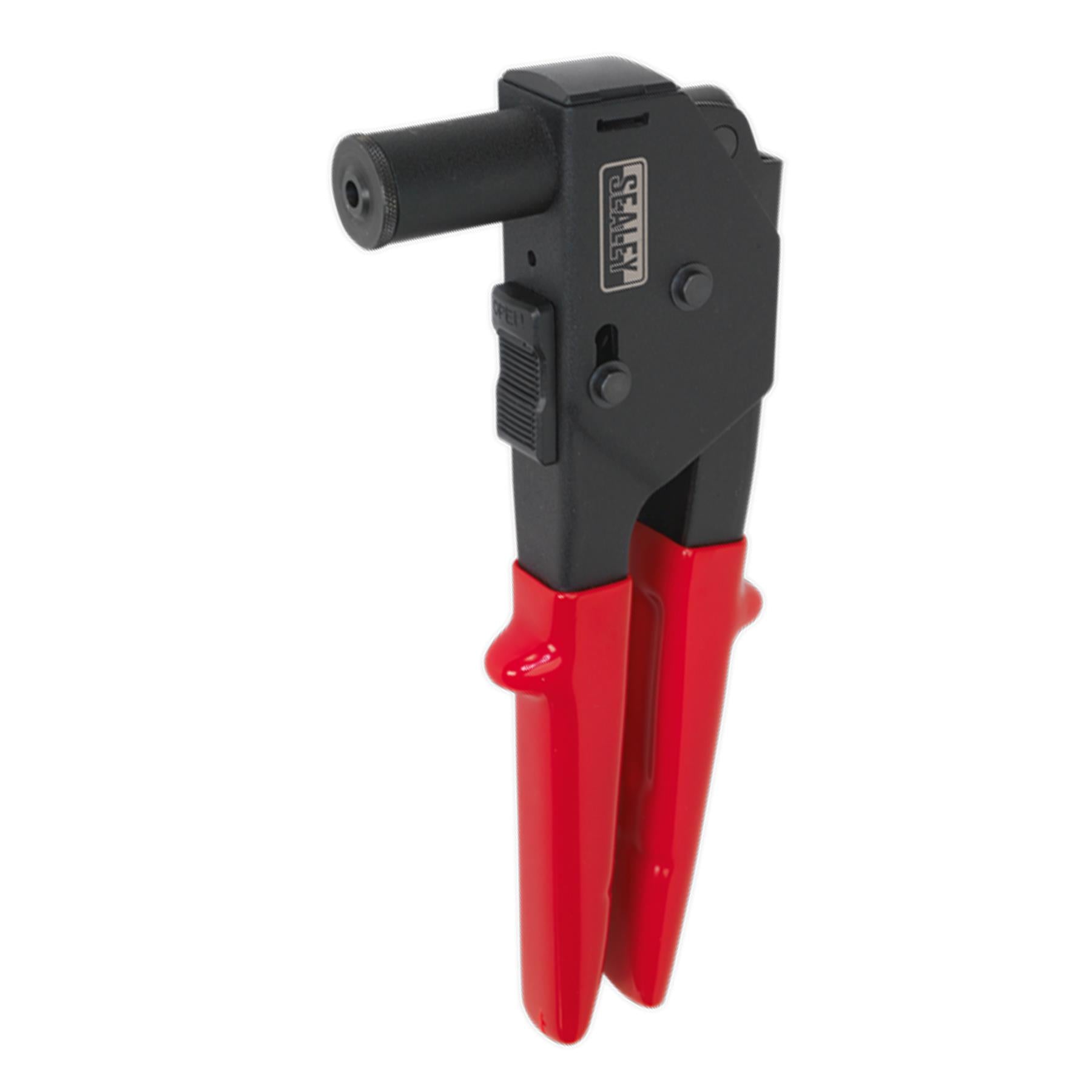 Sealey Plastic Riveting Kit With 40pcs Of Rivet Hand Riveter Tool Car Body 220mm