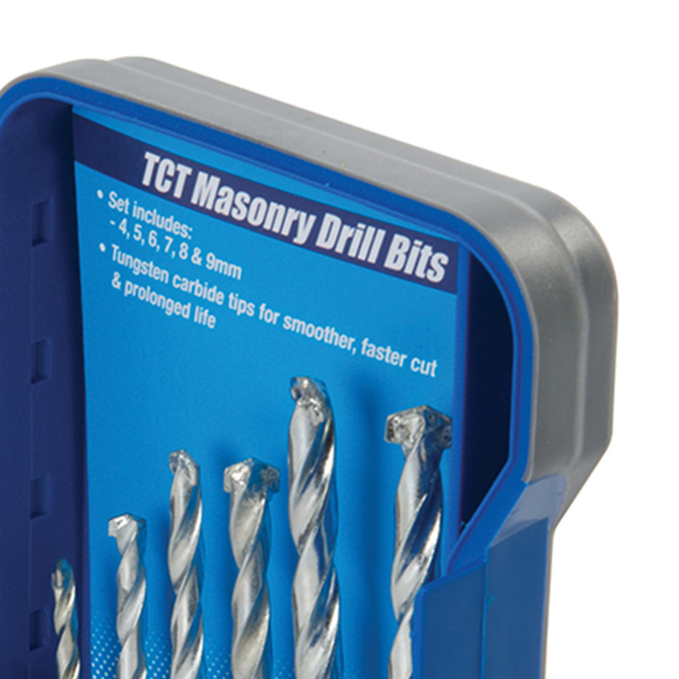 19Pce Titanium-Coated Hss & Masonry Drill Bit Set Professional Hand Tool