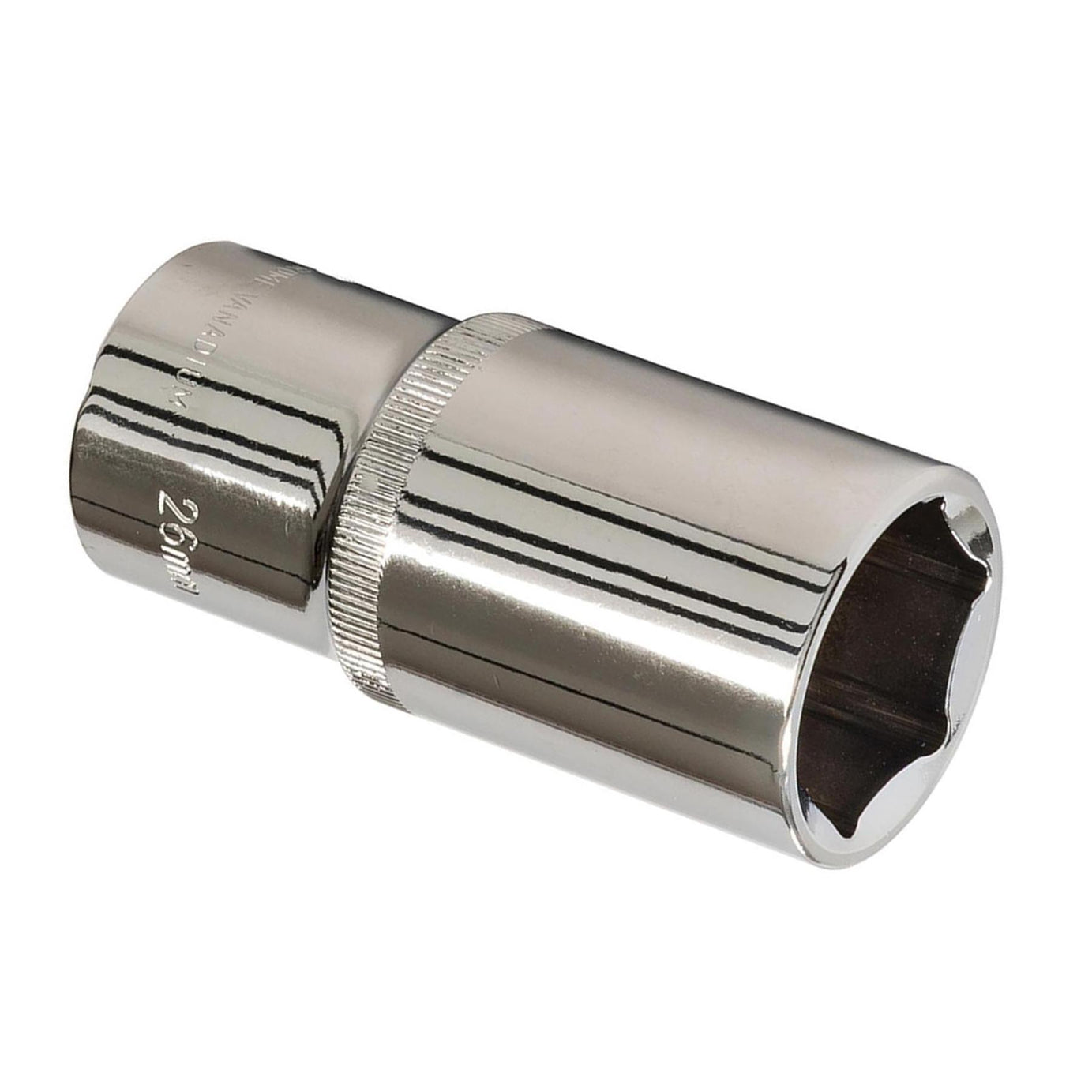 Quality Socket 1/2" Shallow Deep Drive Metric 26mm Long Hex Wrench