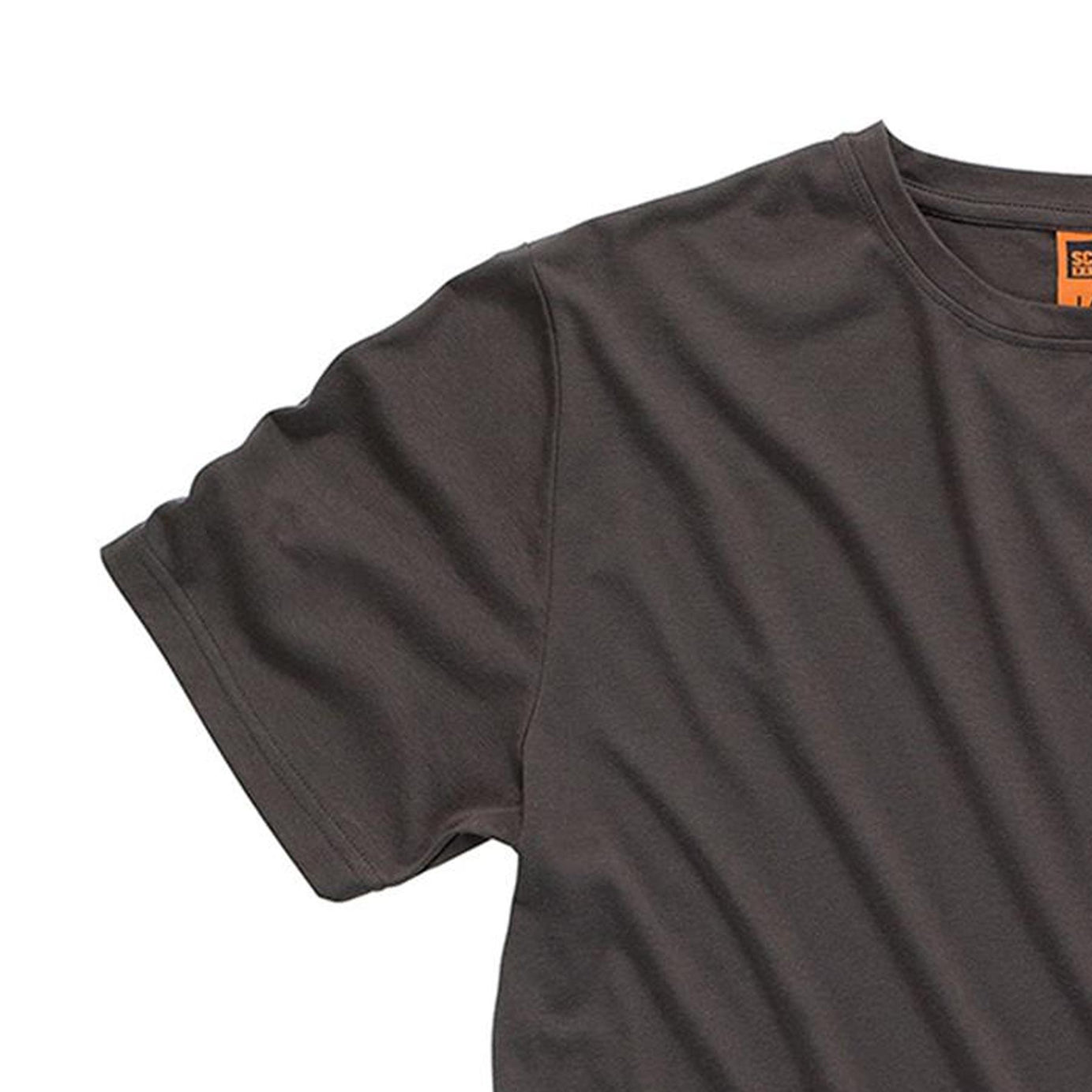 Scruffs Crew Neck T Shirt Short Sleeve Workwear Work Top Graphite Grey XL