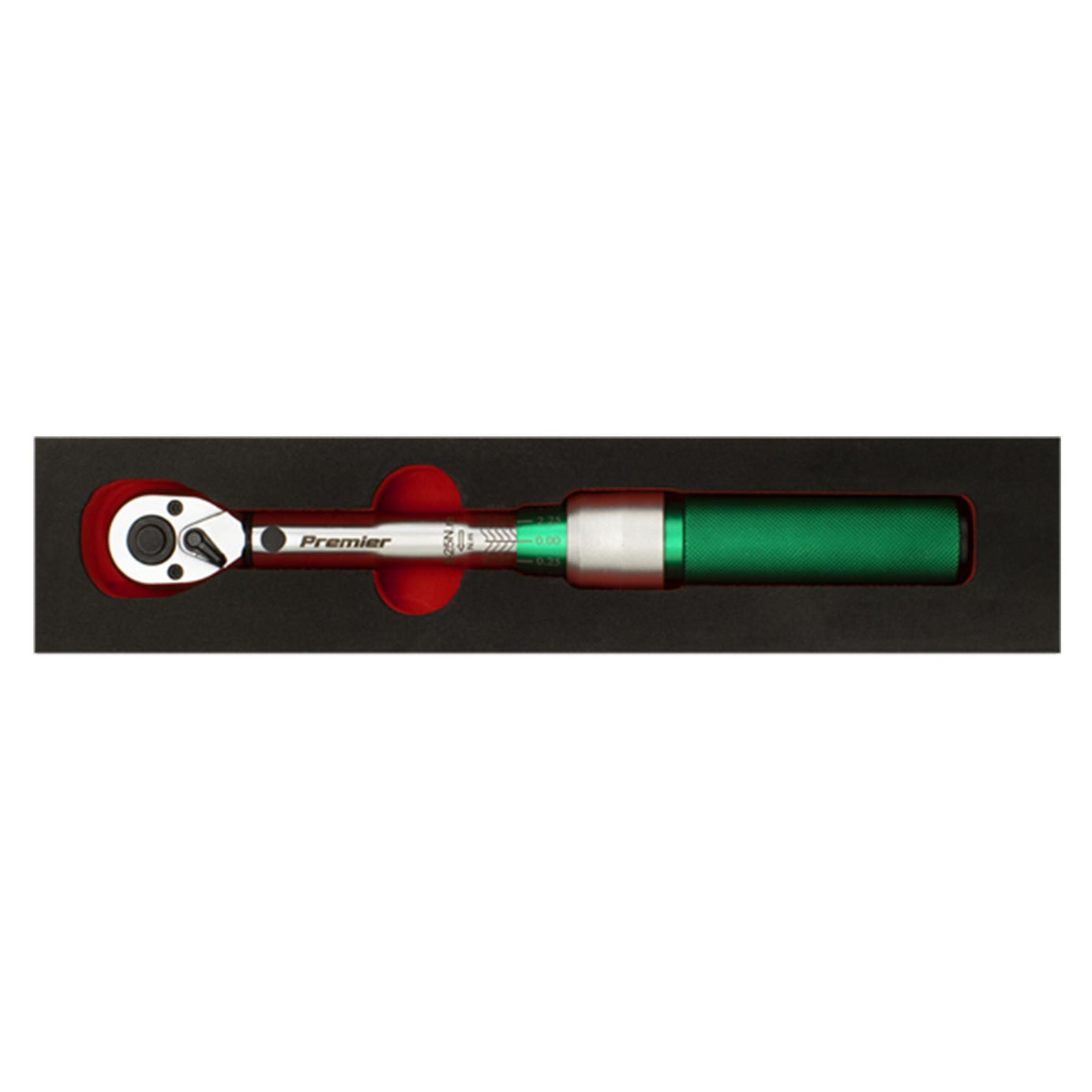 Sealey Torque Wrench Micrometer Style 1/4"Sq Drive 5-25Nm-Calibrate