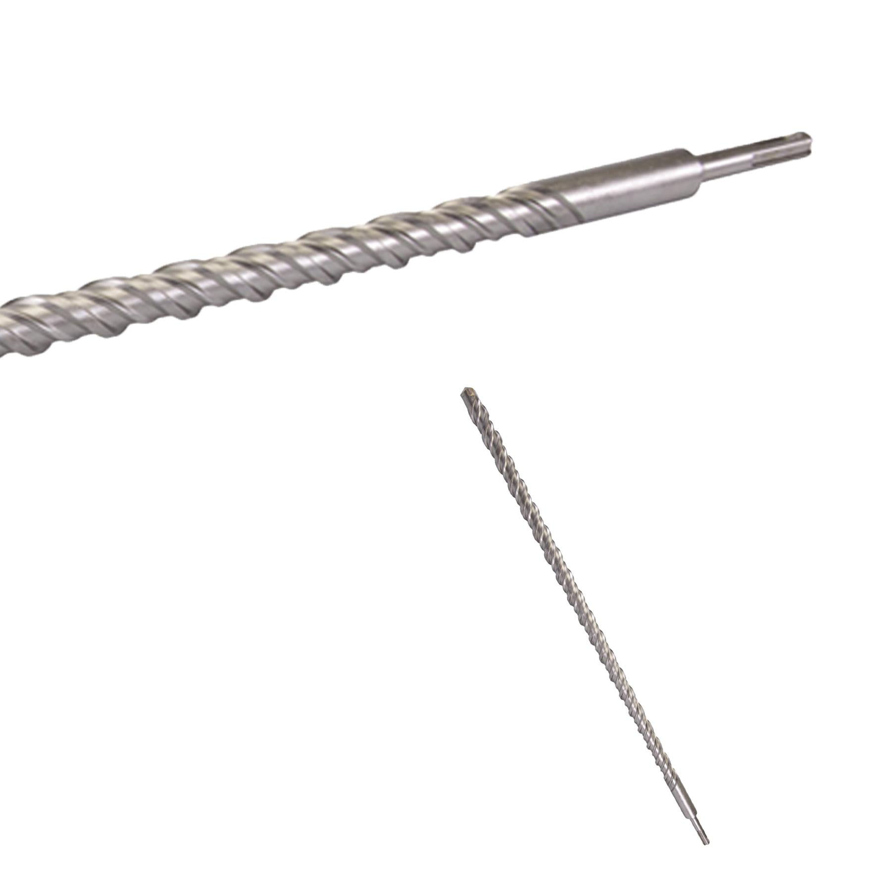 5 x SDS+ PLUS MASONRY DRILL BIT 22 x 600mm, TUNGSTEN CARBIDE TIP, FOR STONE CONCRETE BRICK