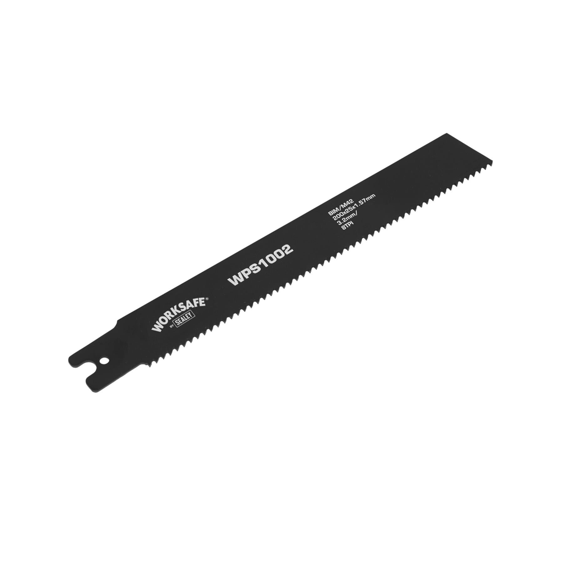 Sealey Pipe Saw Blade 200 x 25 x 1.7mm 8tpi - Pack of 5