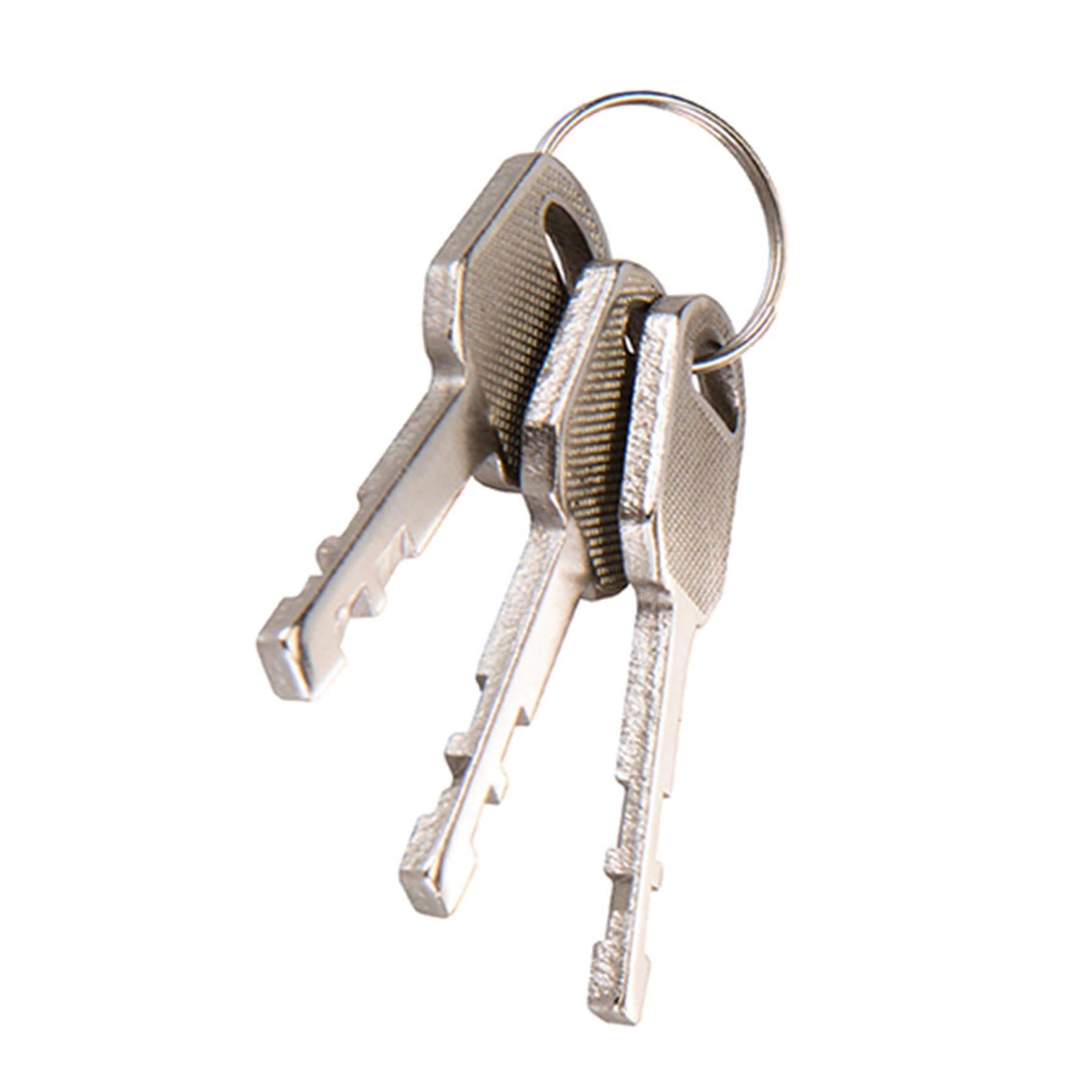 Heavy Duty 60mm Shackle Steel Padlock Long Home Office Safety Security 3 Keys