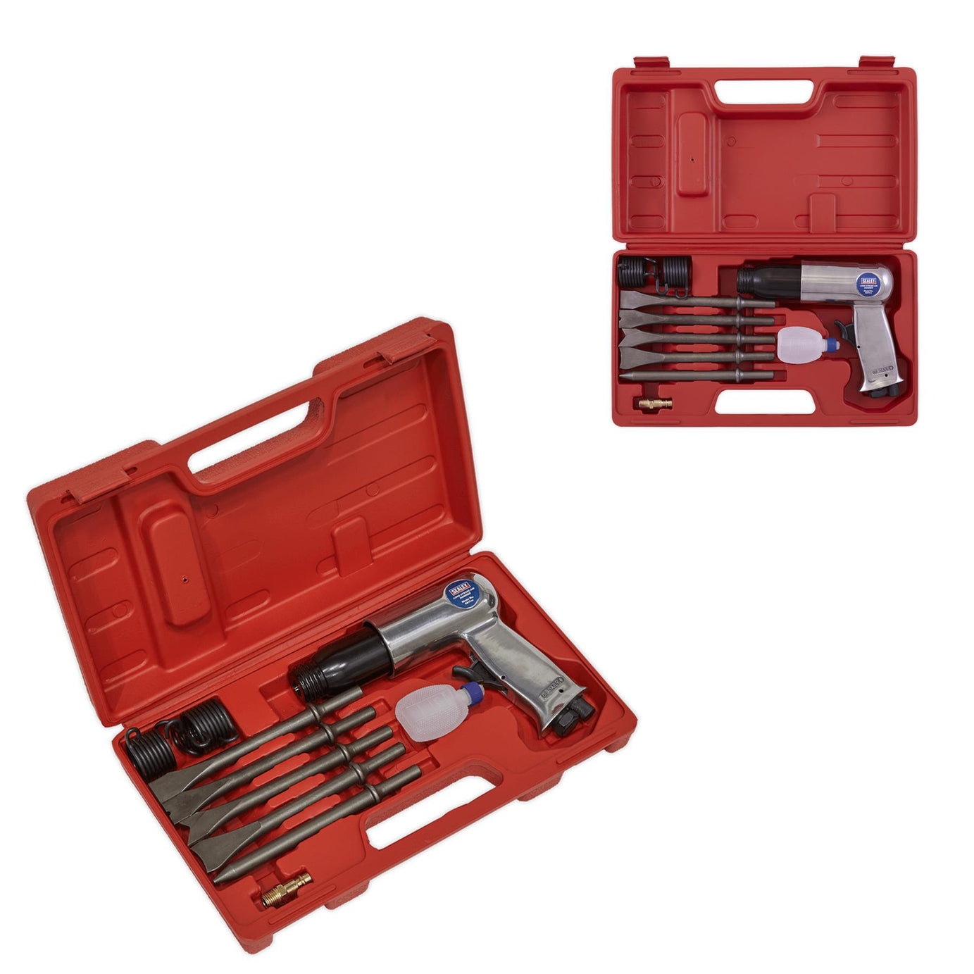 Sealey Air Hammer with Chisels Long Stroke