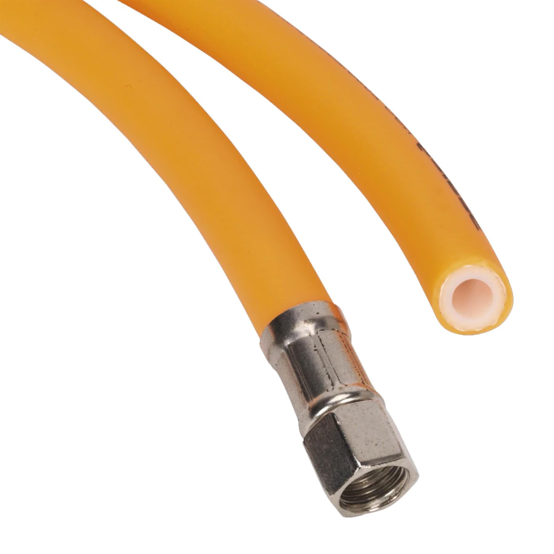 Sealey Air Hose 5m x �10mm Hybrid High-Visibility 1/4"BSP Unions