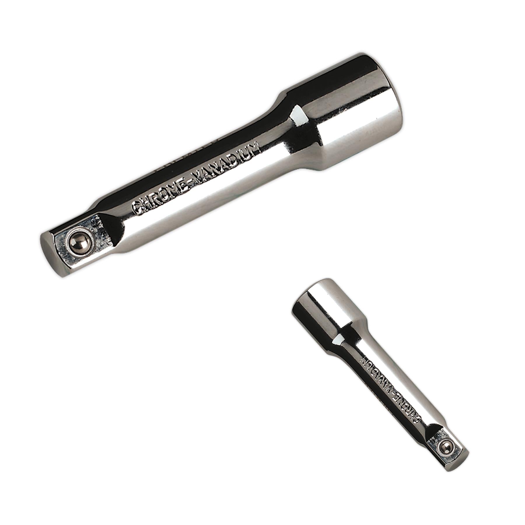 Sealey Extension Bar 75mm 3/8"Sq Drive Chrome Vanadium Steel