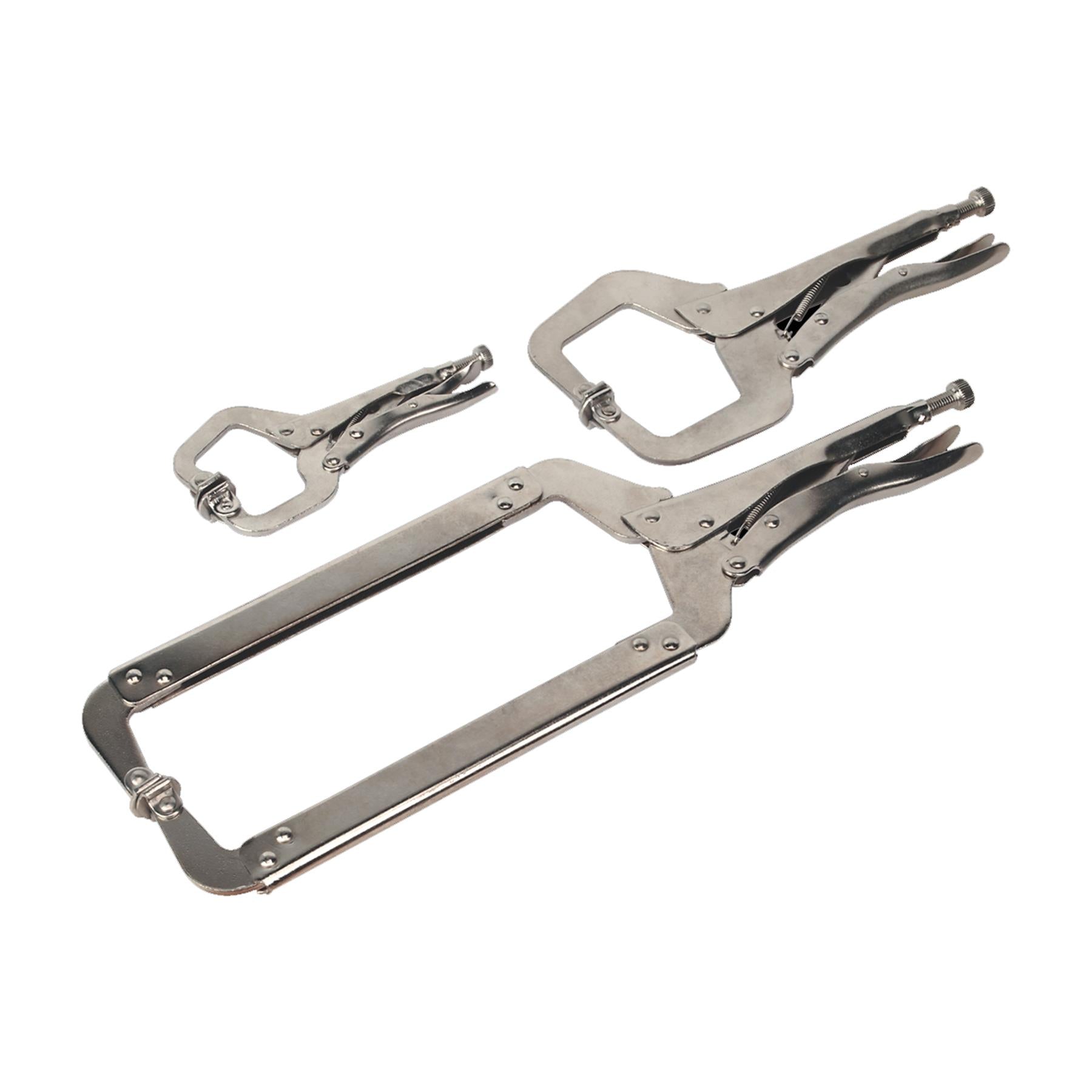 Sealey Locking 'C' Clamp Set 3pc