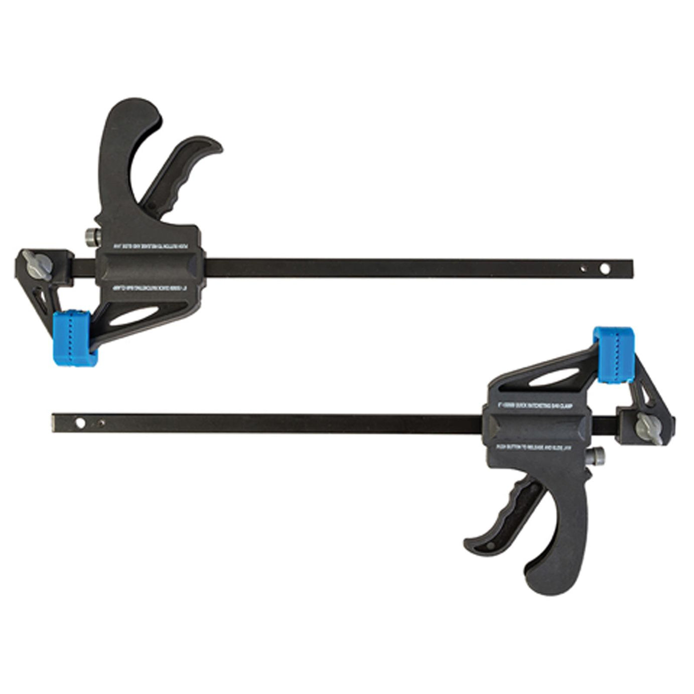 150mm 6" Mini Quick Rapid Light Weight Ratchet Bar Clamps 2pk Woodwork