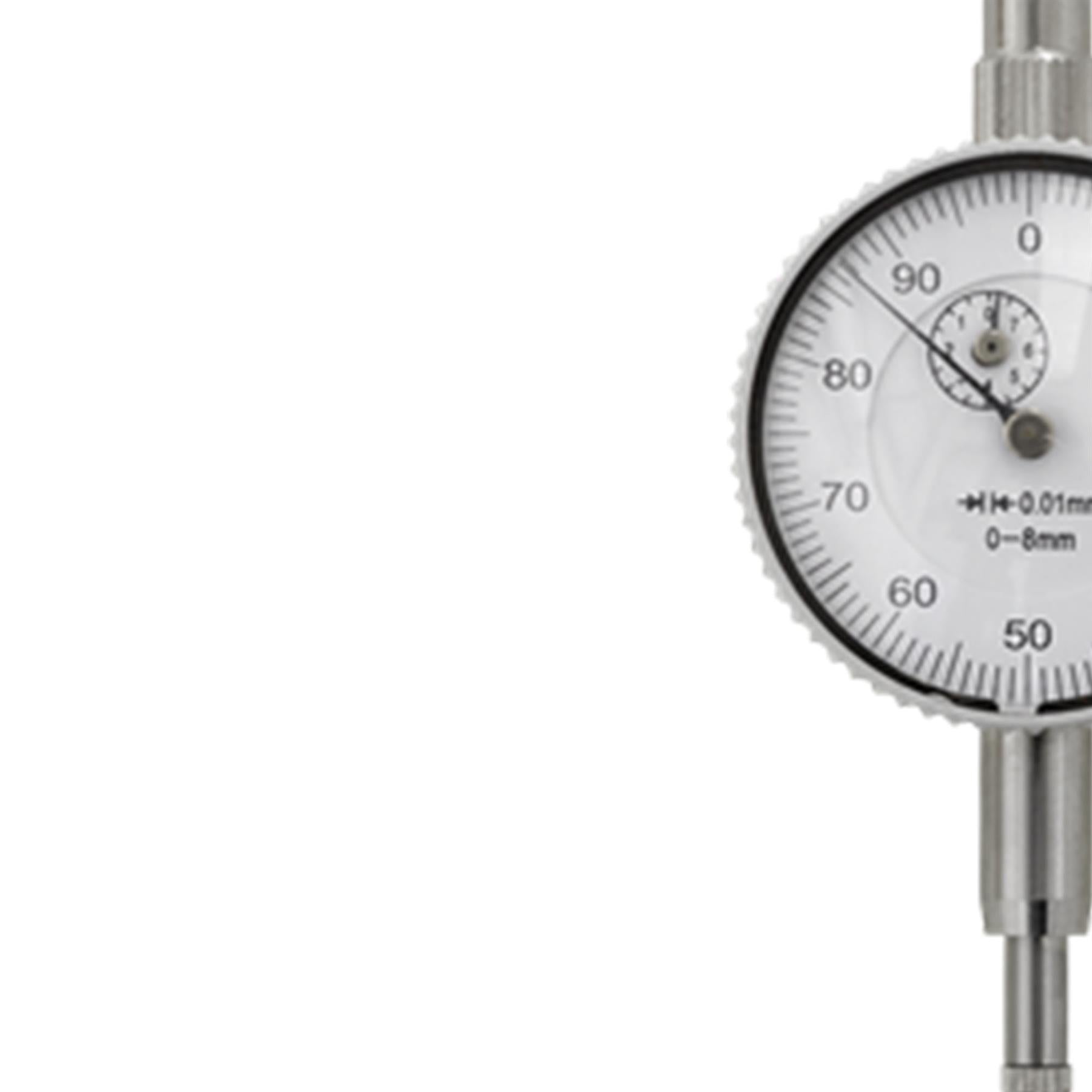 Sealey Dial Gauge Metric 8mm Deflection