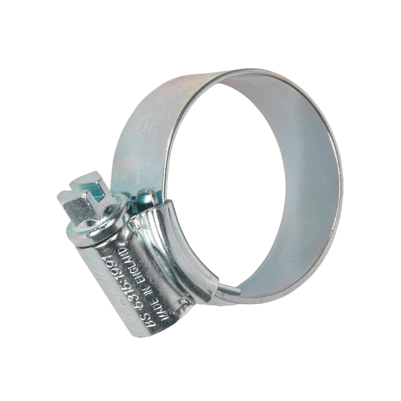 Sealey Hi-Grip Hose Clips Zinc Plated Ø22-30mm Pipe Clamps Worm Drive HCJ1A