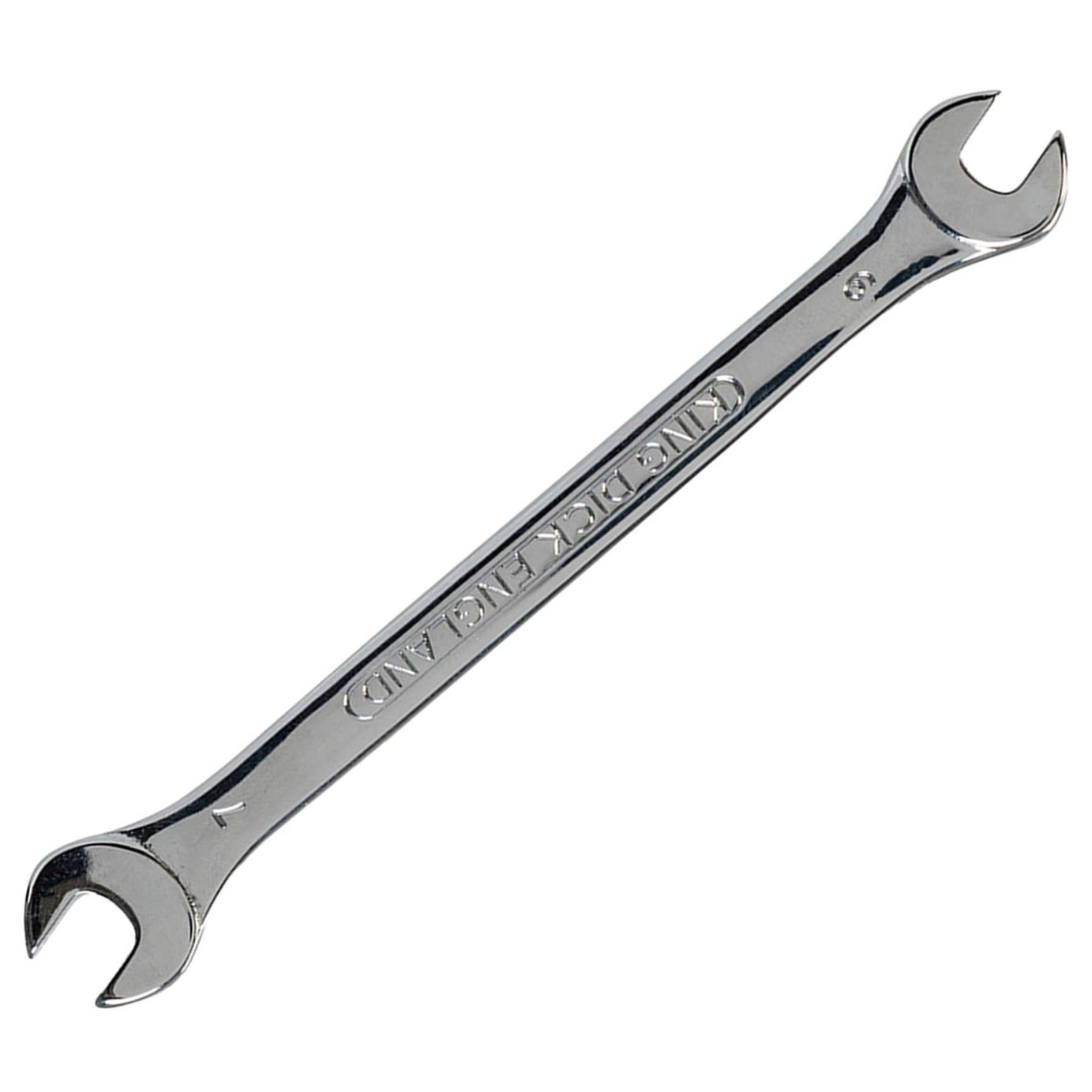 King Dick Open Ended Fully Polished Spanner Wrench Metric 6mm - 7mm